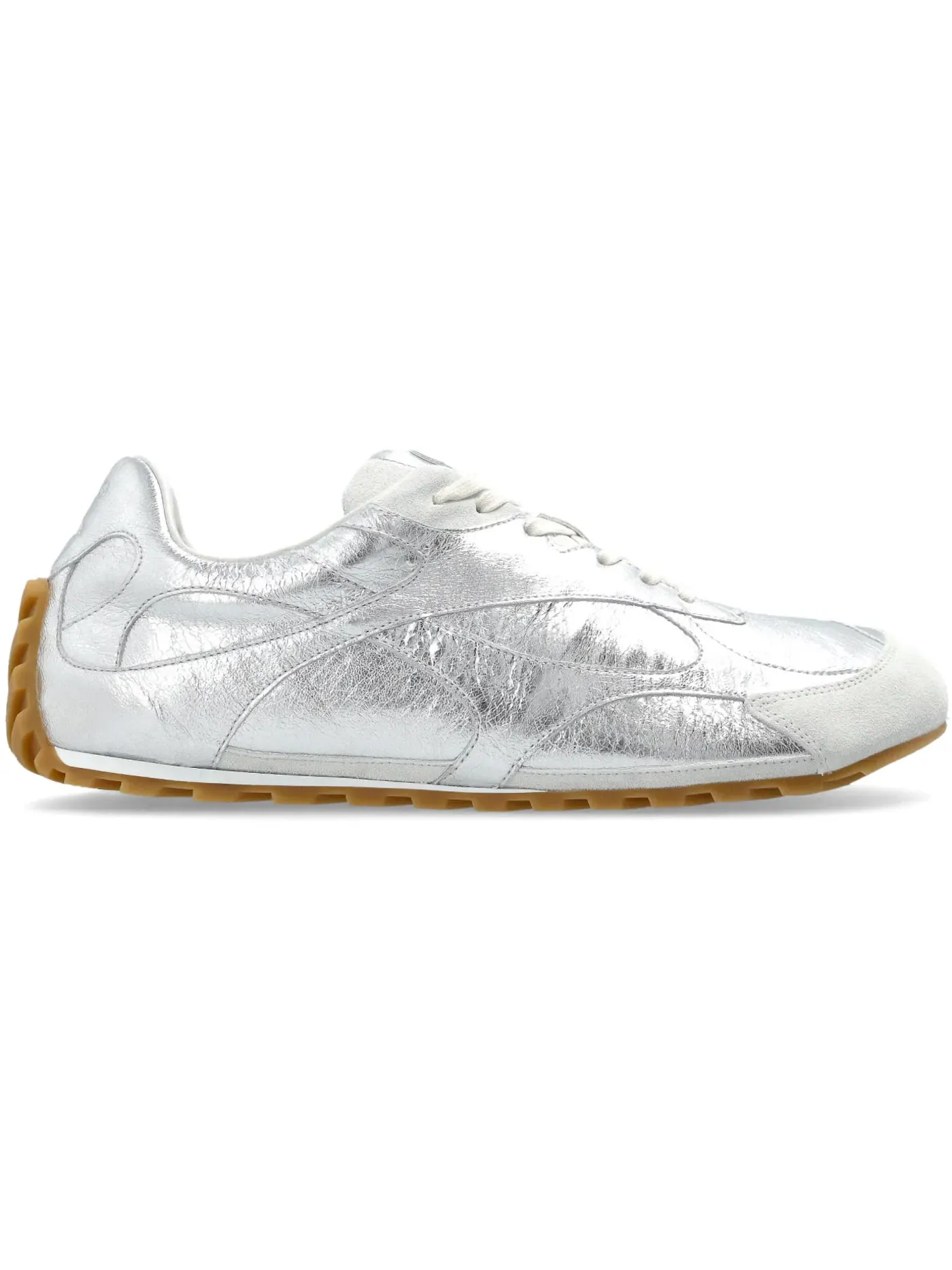 Мужские кроссовки с металлическим эффектом Bottega Veneta Orbit Flash