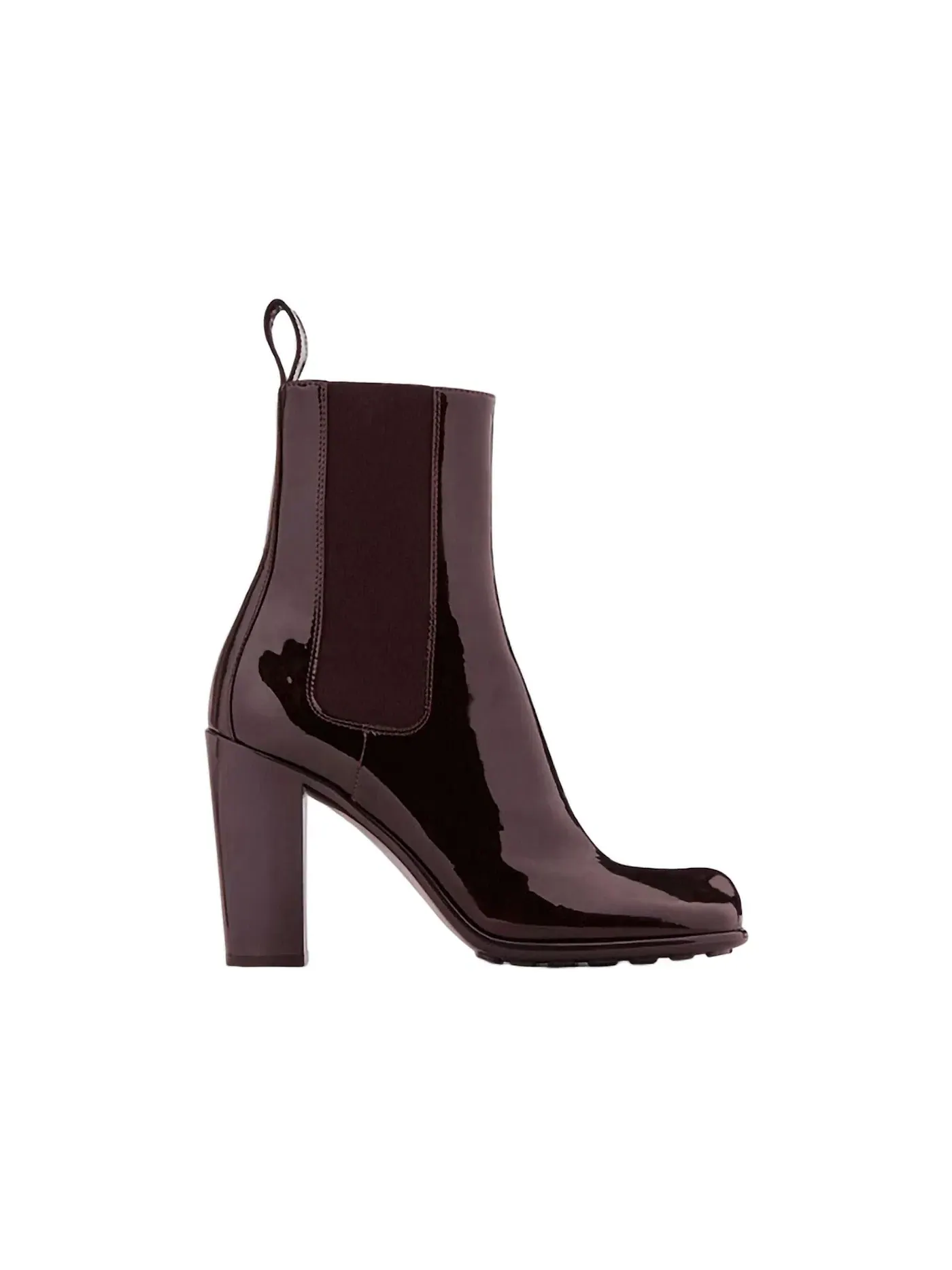 Женские ботильоны из лакированной кожи Brown Bottega Veneta — изображение 1 из 2, коричневый