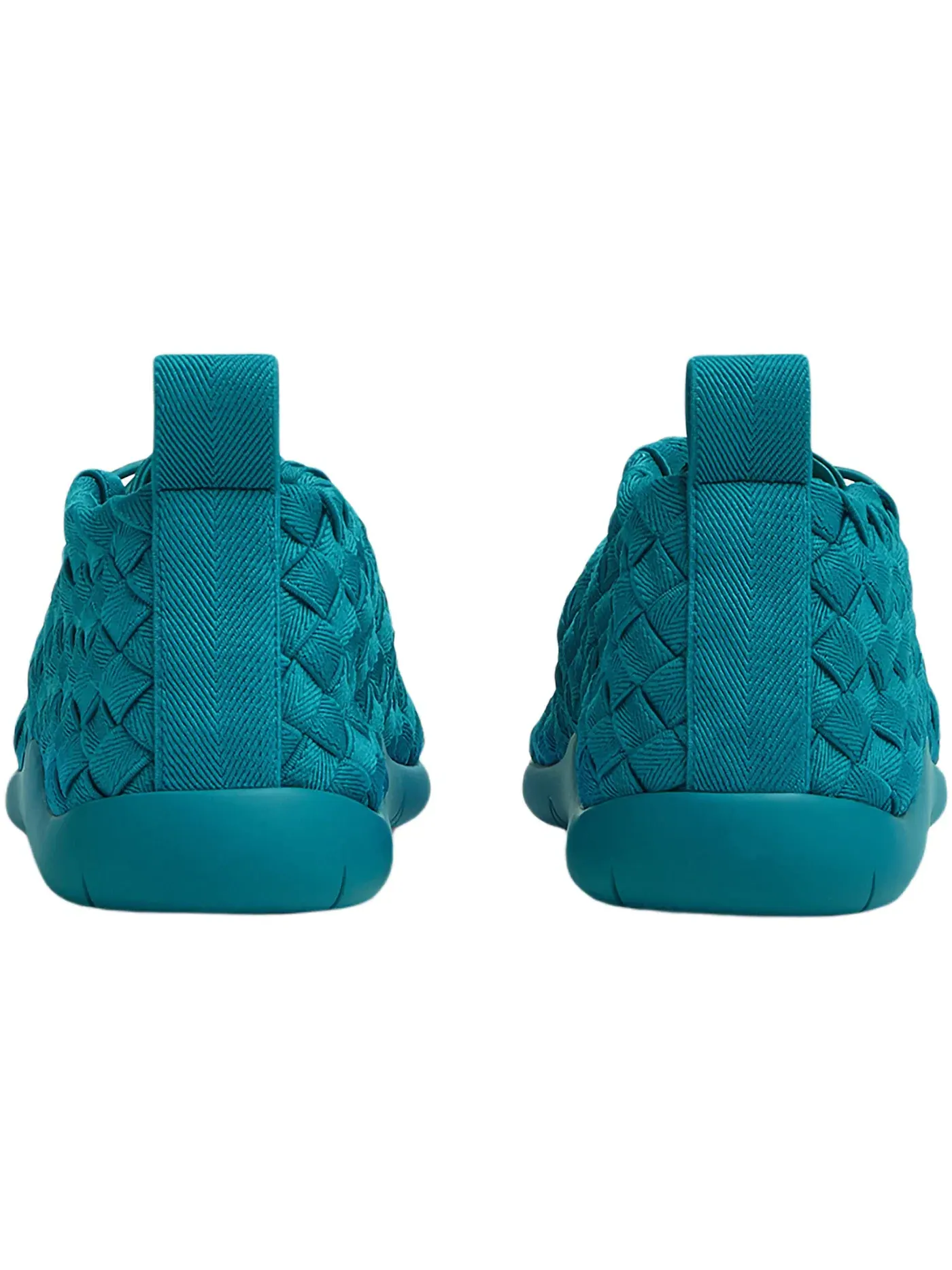 Мужские кроссовки кожаные Bottega Veneta Plat Sneaker — изображение 2 из 3, синий