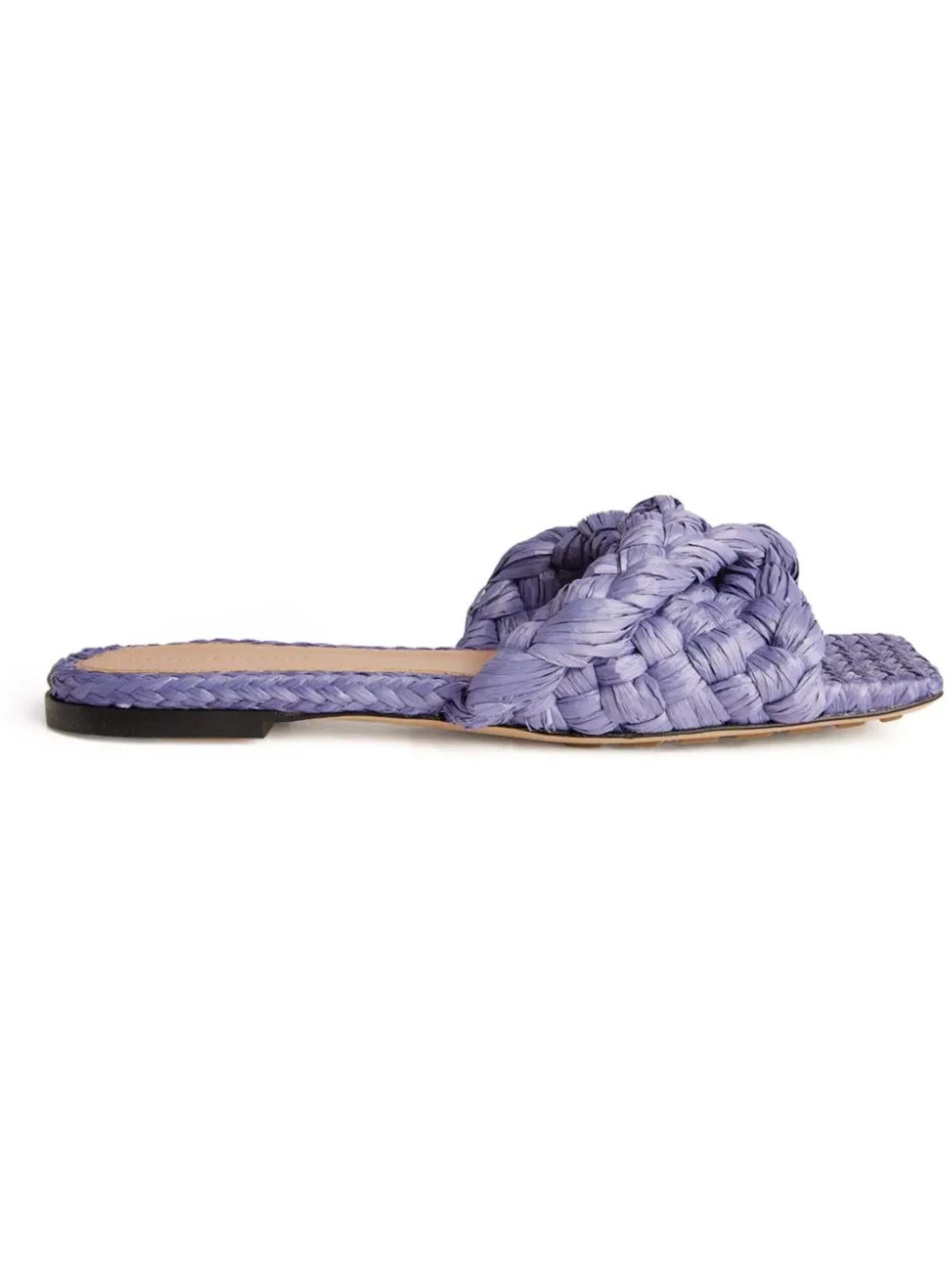 Женские сандалии stretch из рафии Bottega Veneta