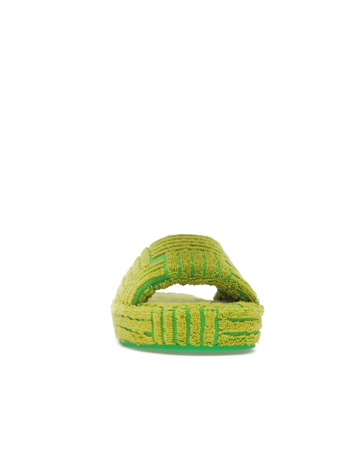 Мужские сандалии с геометрическим дизайном Bottega Veneta Resort Geometric Sandal, Parakeet Kiwi — изображение 2 из 4