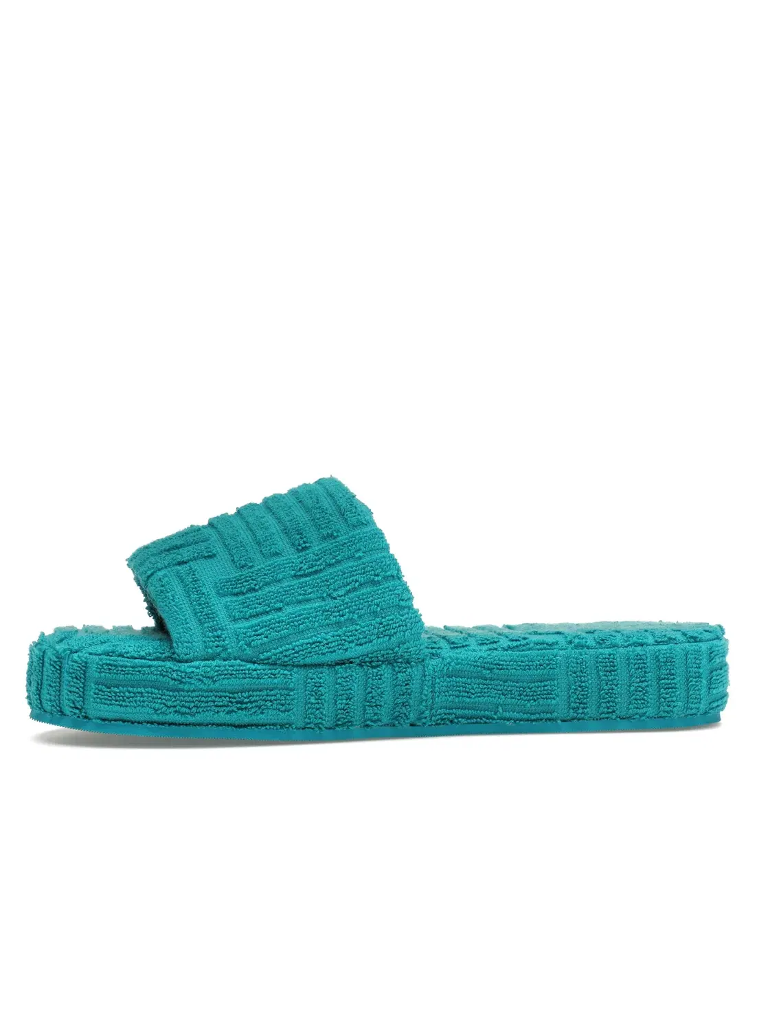Женские сандалии-слайды Bottega Veneta Resort Sponge Slide — изображение 3 из 4, синий