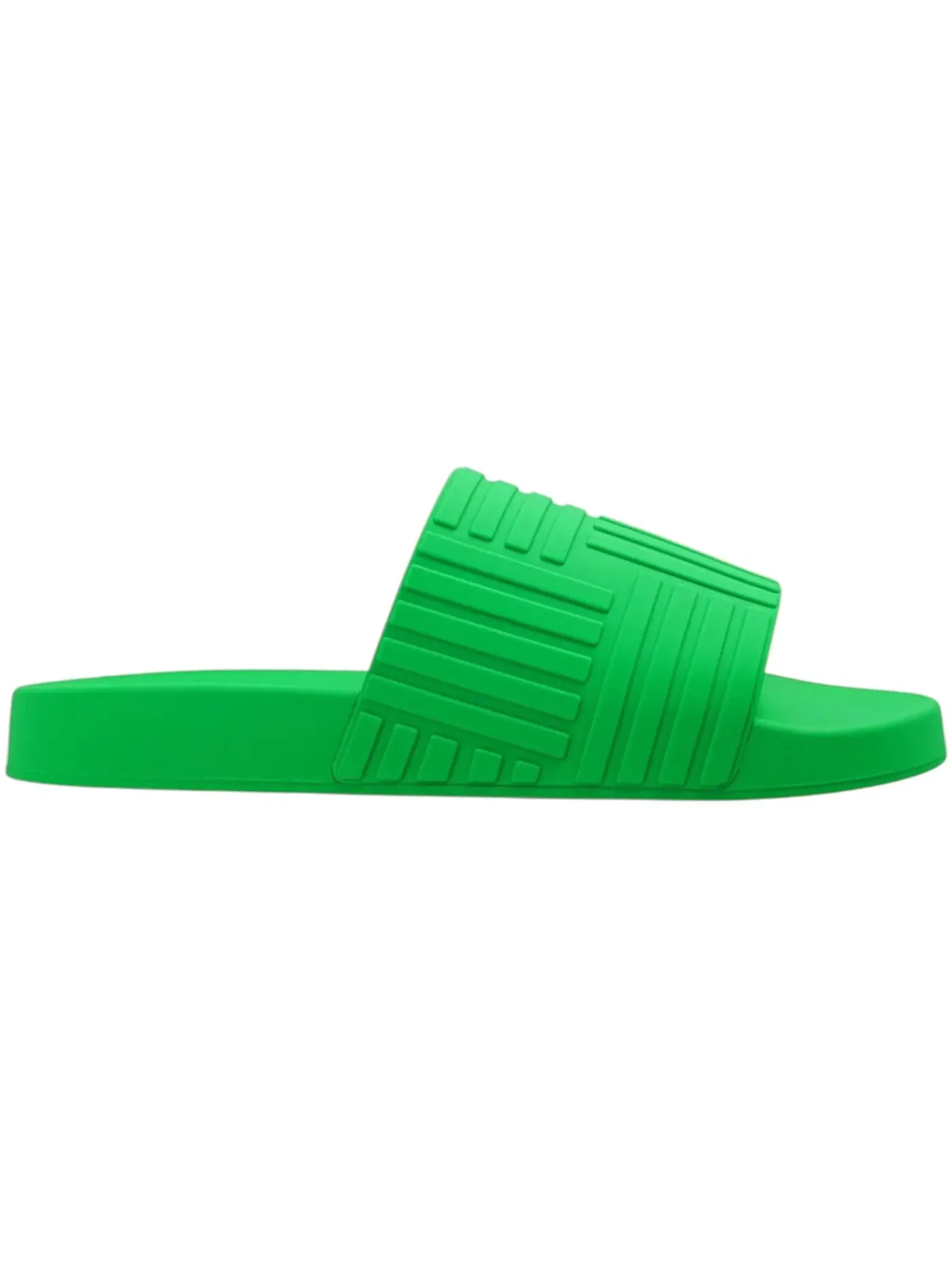 Женские шлепанцы Rubber Carpet Slides Bottega Veneta — изображение 1 из 1, зеленый
