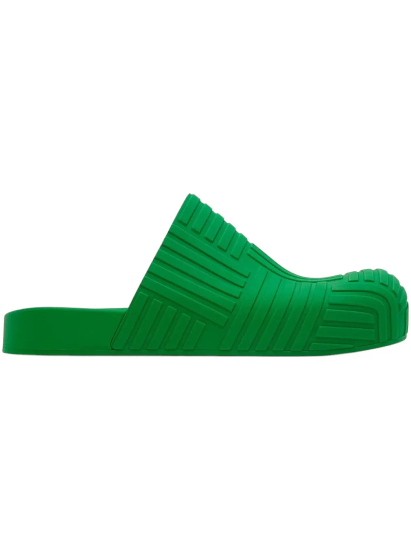Мужские сабо-шлепанцы Bottega Veneta Rubber Clog Slide — изображение 1 из 1, зеленый