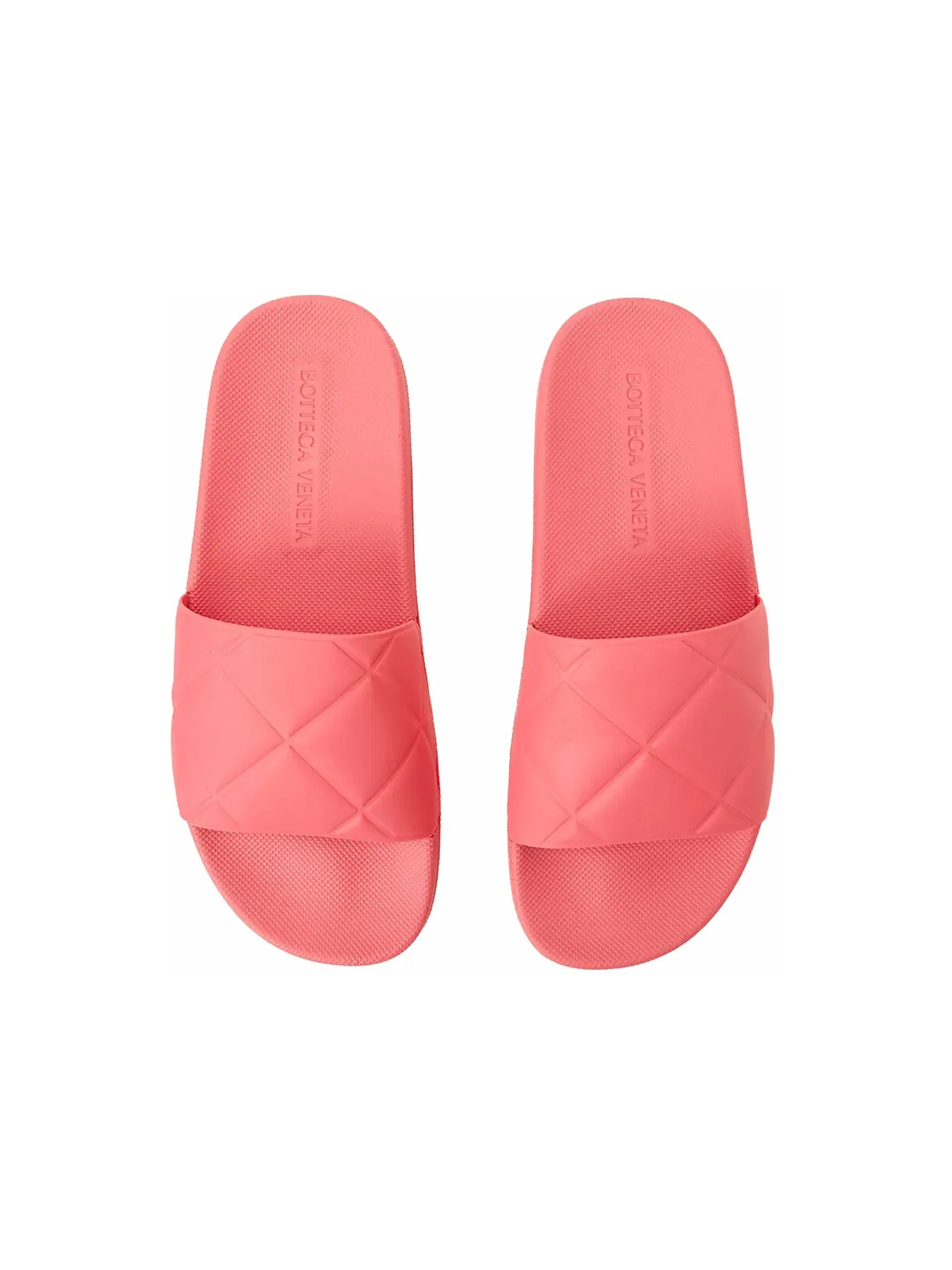 Женские шлепанцы Bottega Veneta Rubber Slide — изображение 1 из 1, розовый