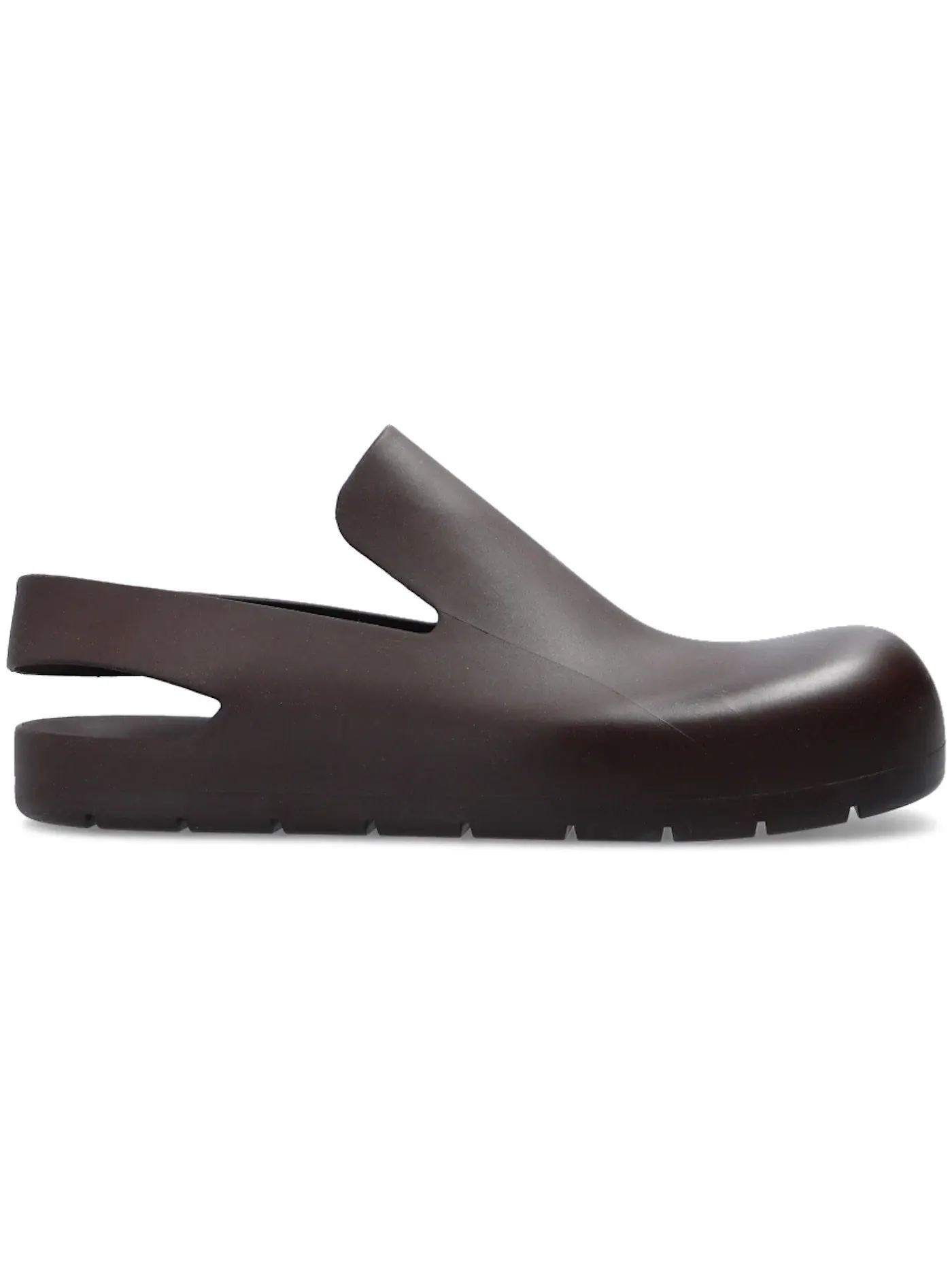 Мужские шлепанцы Rubber Slingback Puddle Shoes Bottega Veneta — изображение 1 из 1, коричневый