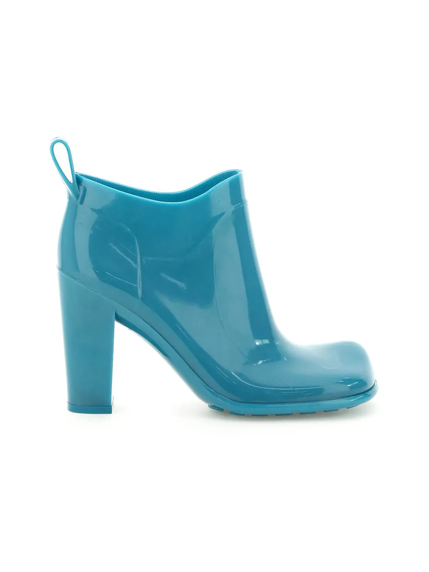 Женские ботильоны с блеском Bottega Veneta Shine Rubber Ankle Boots