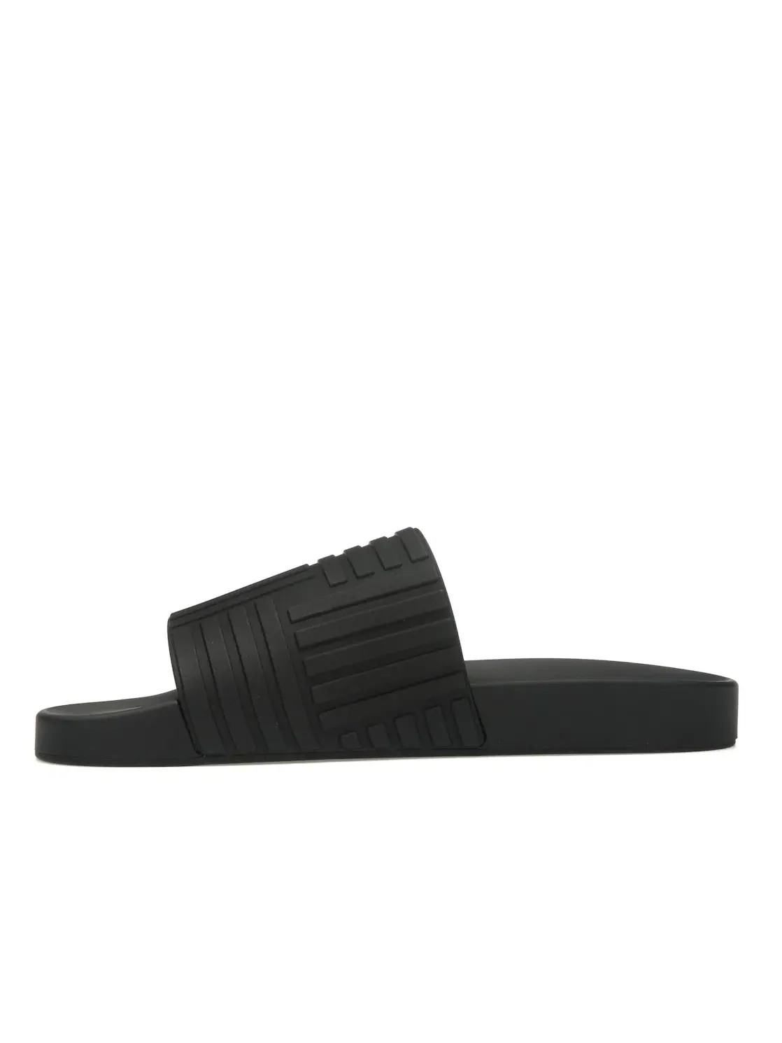 Мужские шлепанцы Bottega Veneta Slider — изображение 3 из 4, черный