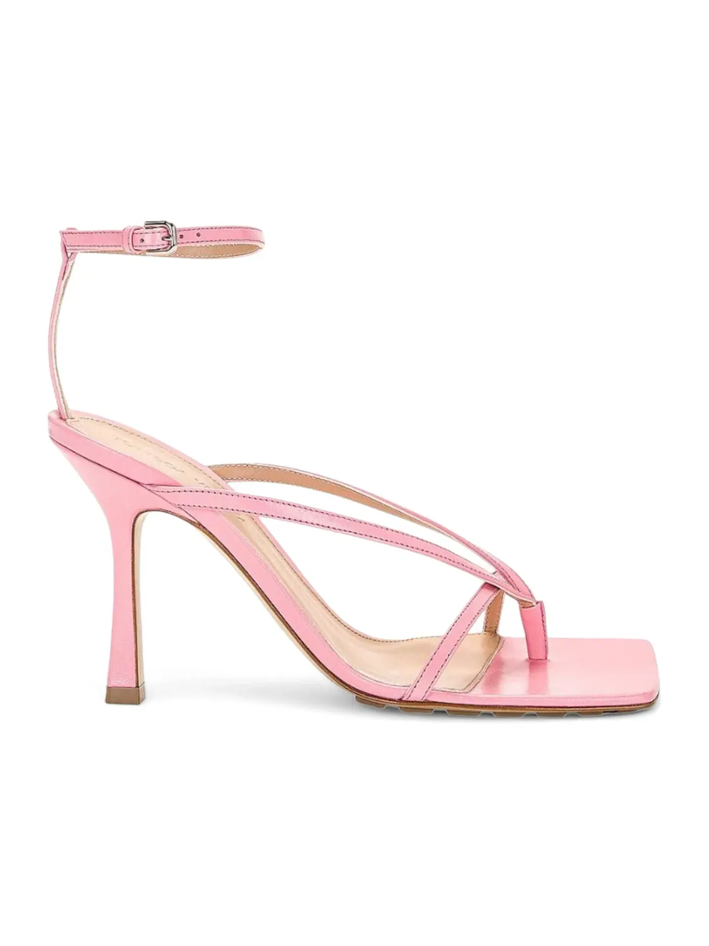 Женские босоножки на каблуке Stretch Heeled Sandals Bottega Veneta