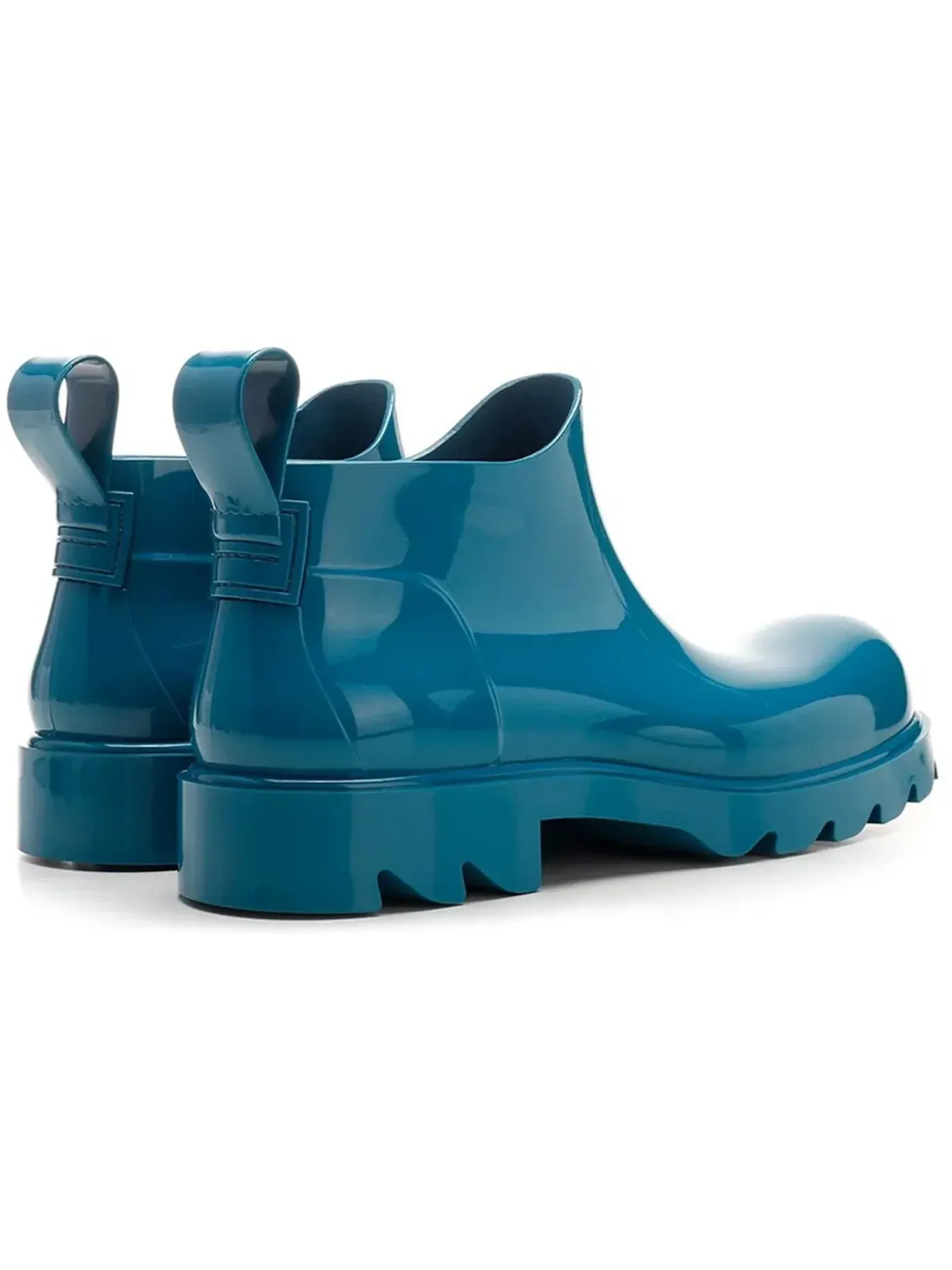 Мужские ботинки на щиколотке кожаные Bottega Veneta Stride Ankle Boots — изображение 3 из 3, синий