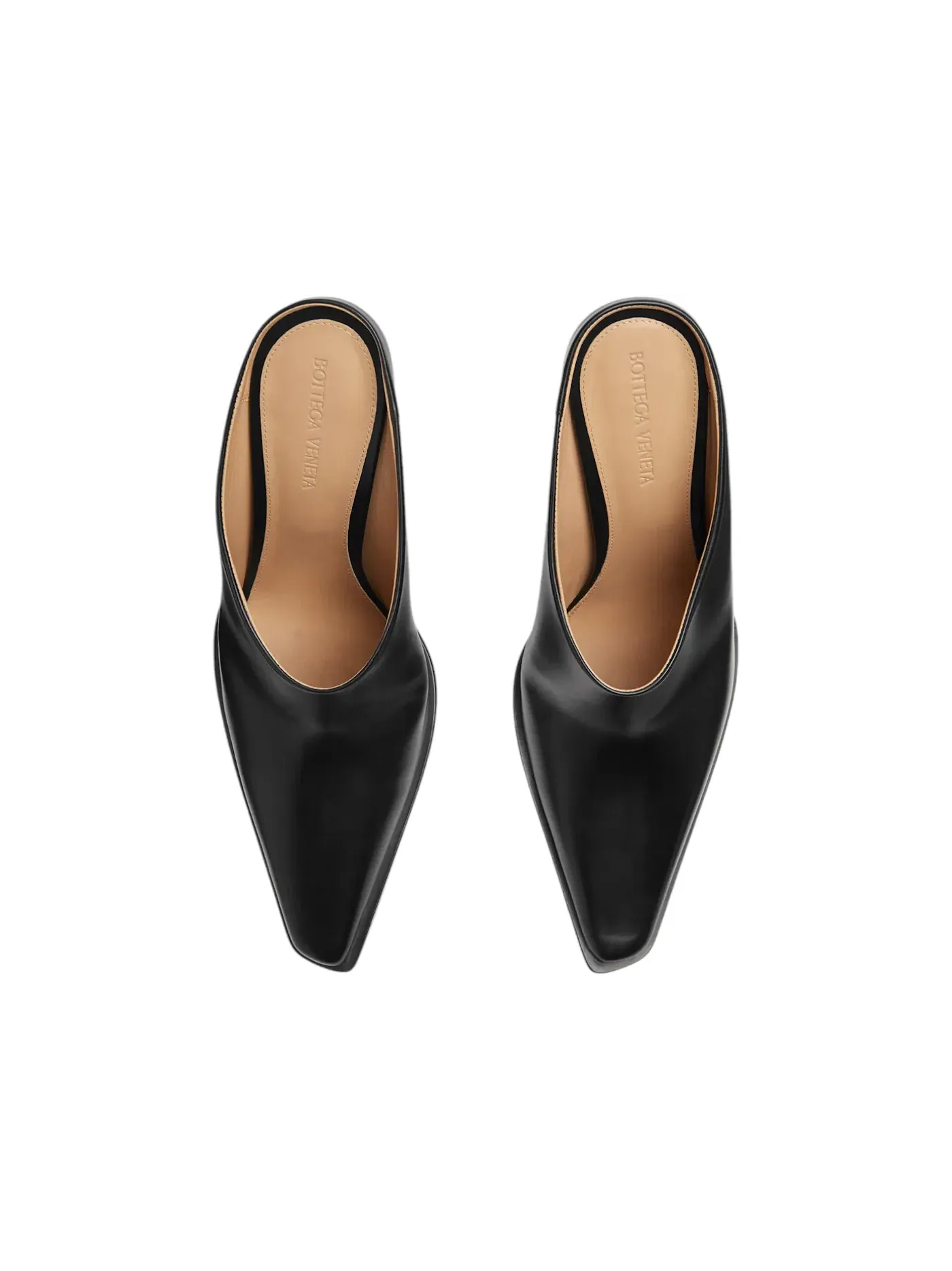 Женские босоножки на каблуке Bottega Veneta Tex Mule Pump — изображение 2 из 2, черный