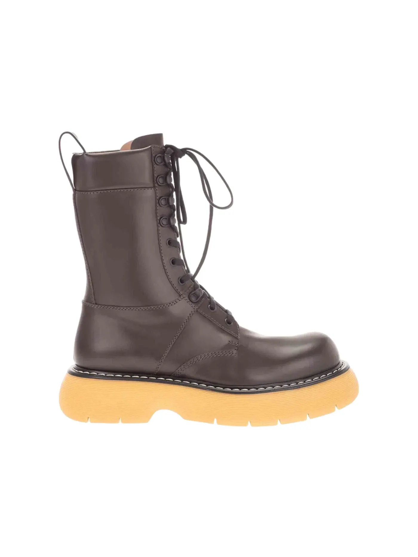 Мужские ботинки кожаные The Bounce Leather Boots Bottega Veneta