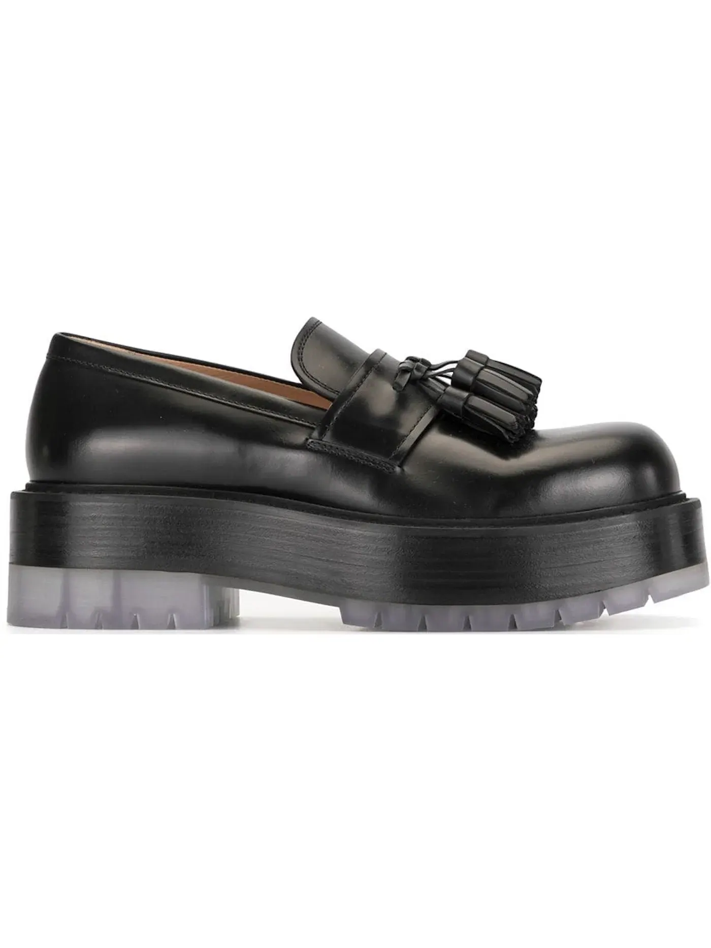 Мужские лоферы на платформе с кистями The Stilt Bottega Veneta — изображение 1 из 1, черный