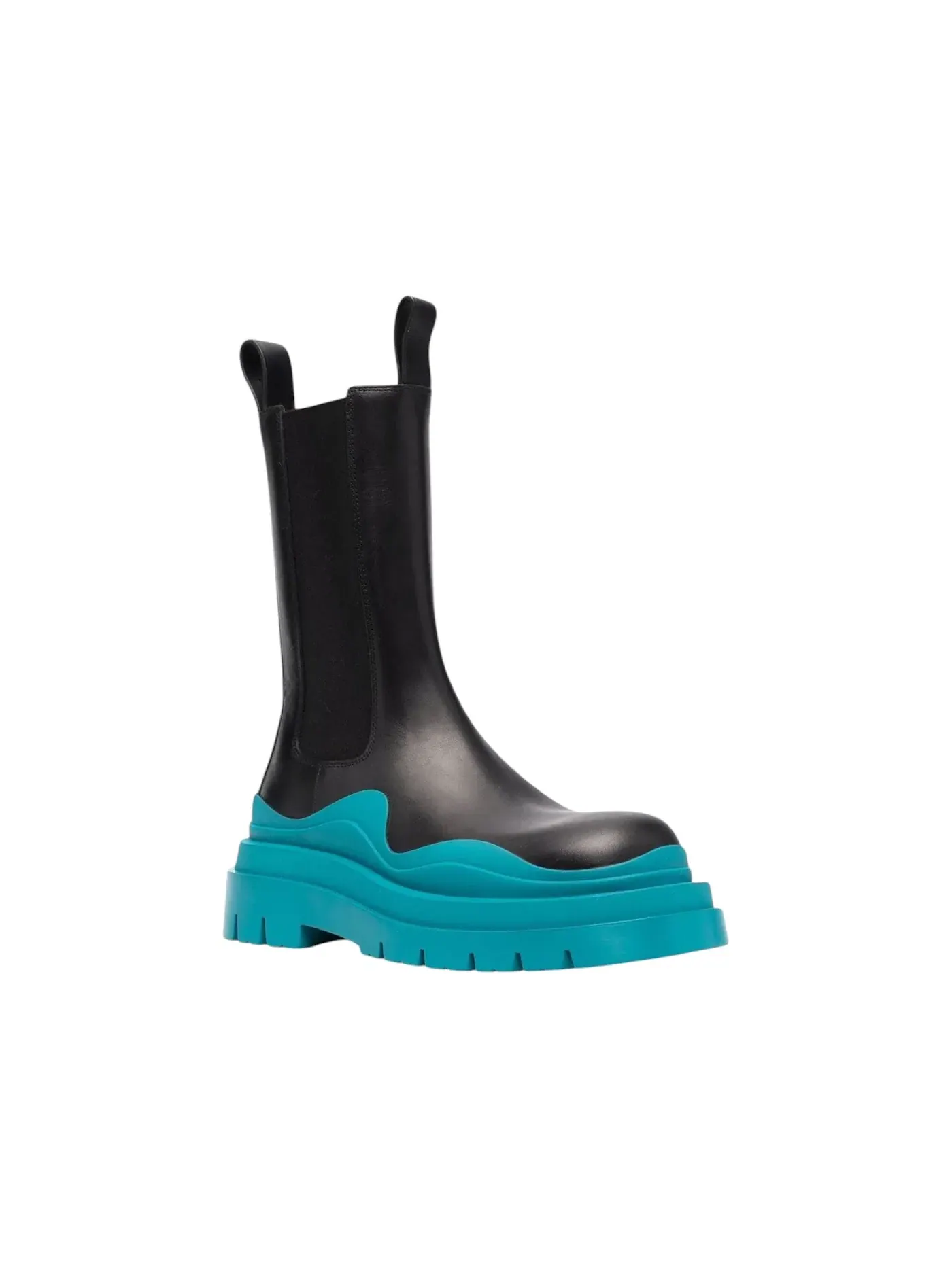 Женские ботинки с принтом Bottega Veneta Tire Boots Bottega Veneta — изображение 2 из 3, черный
