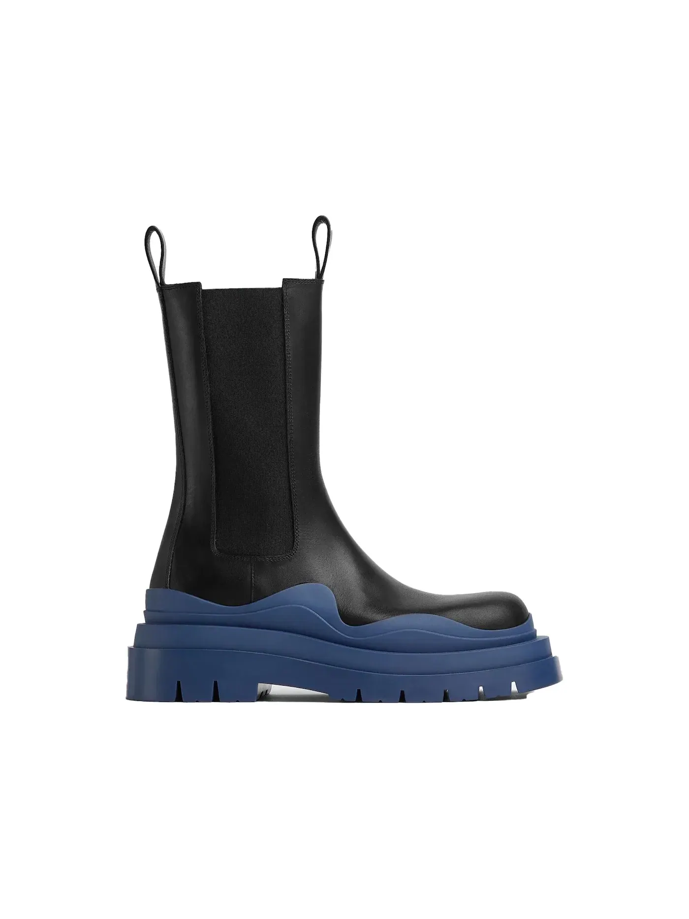 Женские ботинки Tire Boots Bottega Veneta — изображение 1 из 3, черный/синий