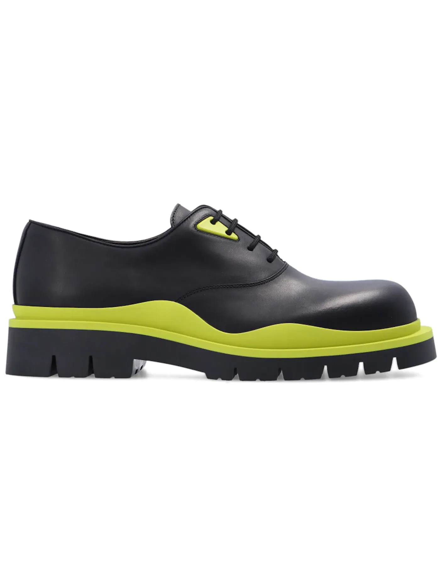 Мужские оксфорды с принтом Bottega Veneta Tire Lace Up Leather Shoe Bottega Veneta