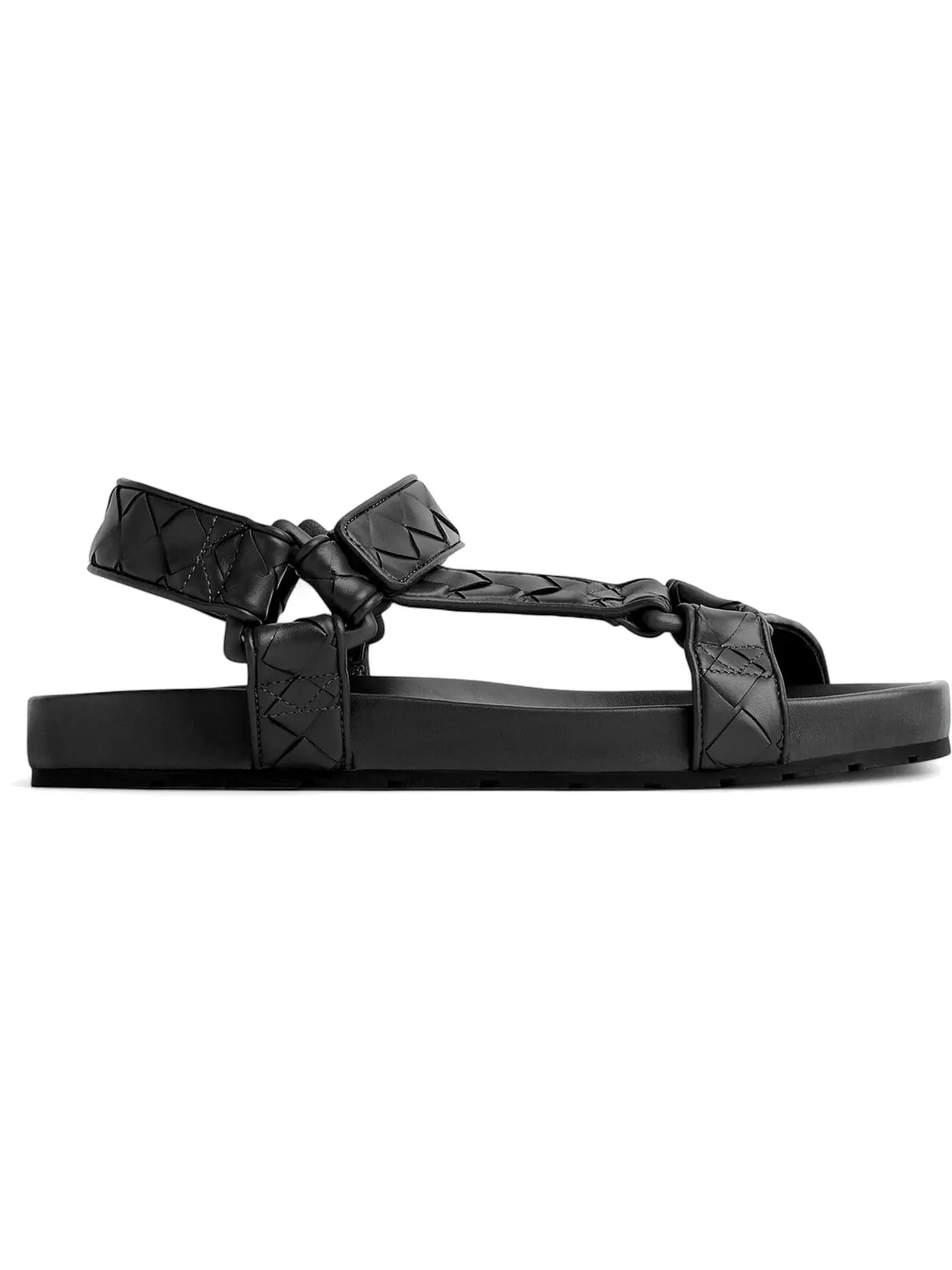 Мужские сандалии-слайды Trip Sandal Bottega Veneta — изображение 1 из 1, черный
