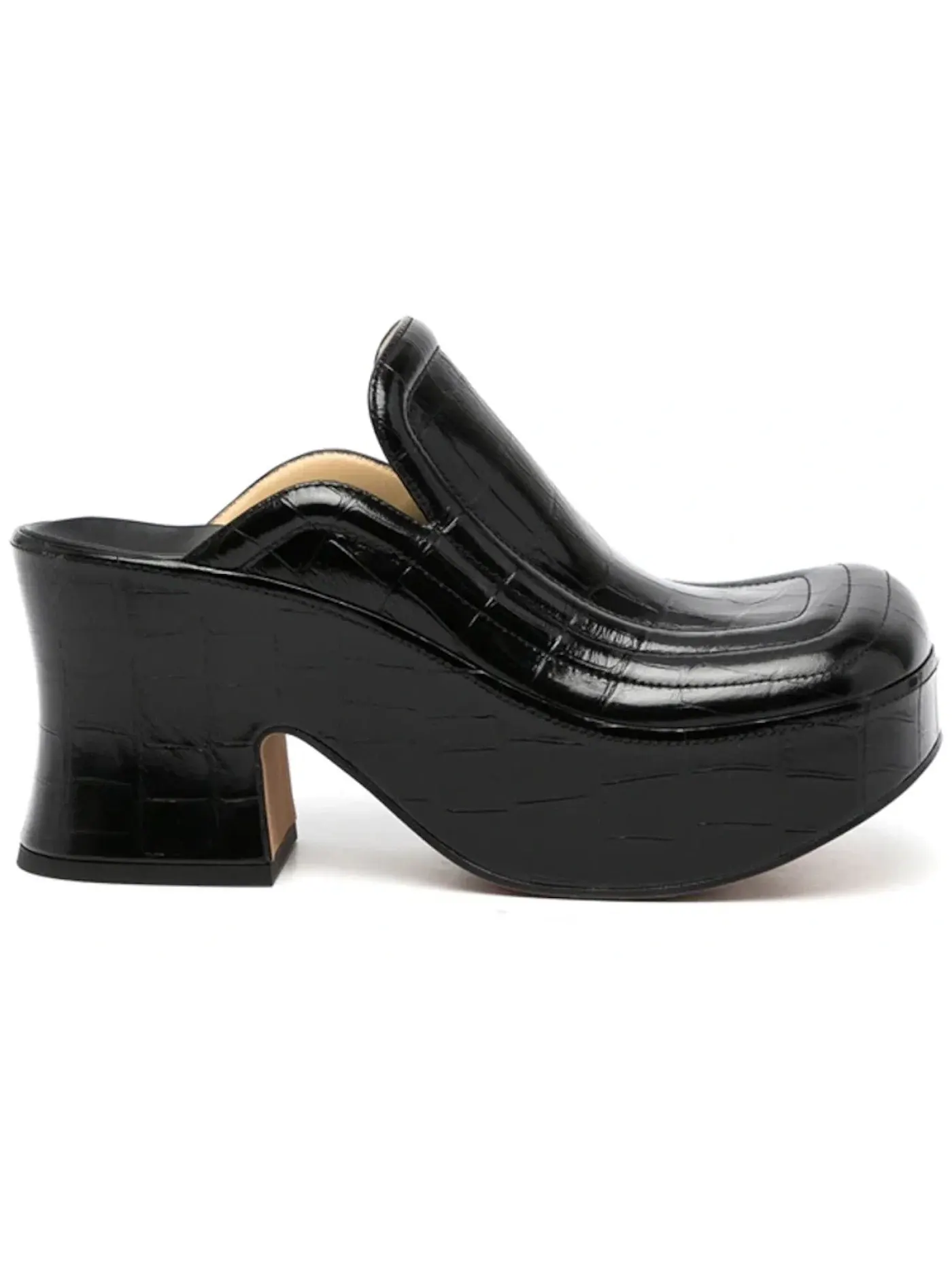 Женские босоножки на танкетке Bottega Veneta Wedge Clog Bottega Veneta
