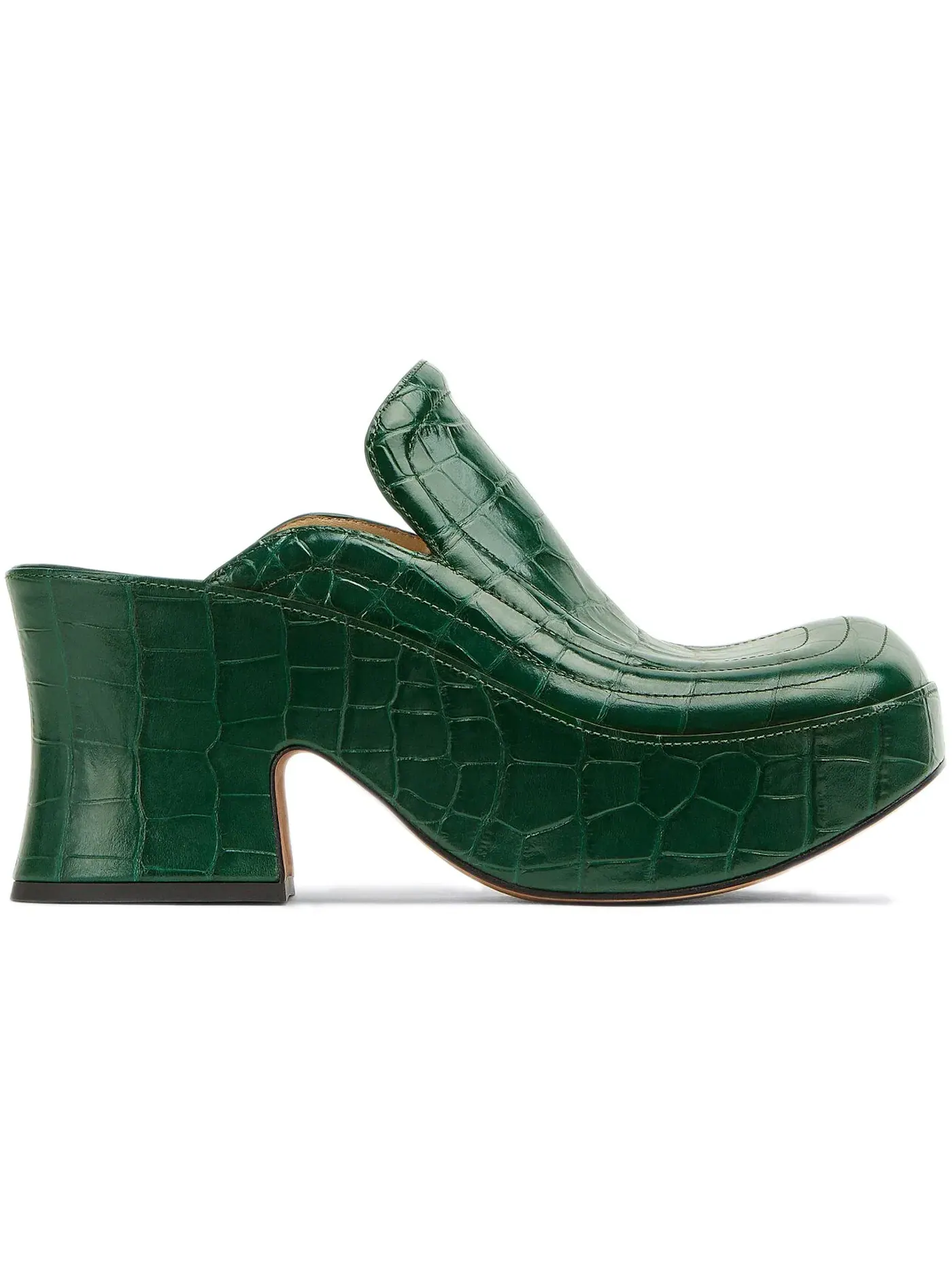 Женские босоножки на танкетке Bottega Veneta Wedge Clog