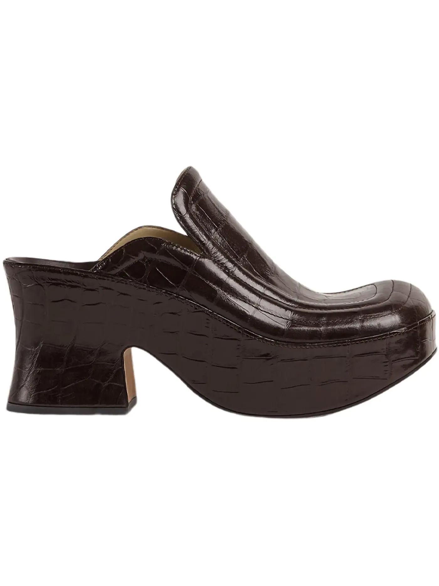 Женские босоножки на танкетке Bottega Veneta Wedge Clogs Bottega Veneta