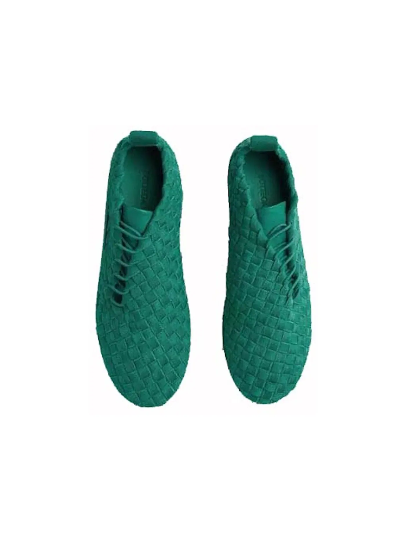 Мужские кроссовки с плетением Bottega Veneta Woven Low-Top Sneakers Bottega Veneta — изображение 2 из 2, синий