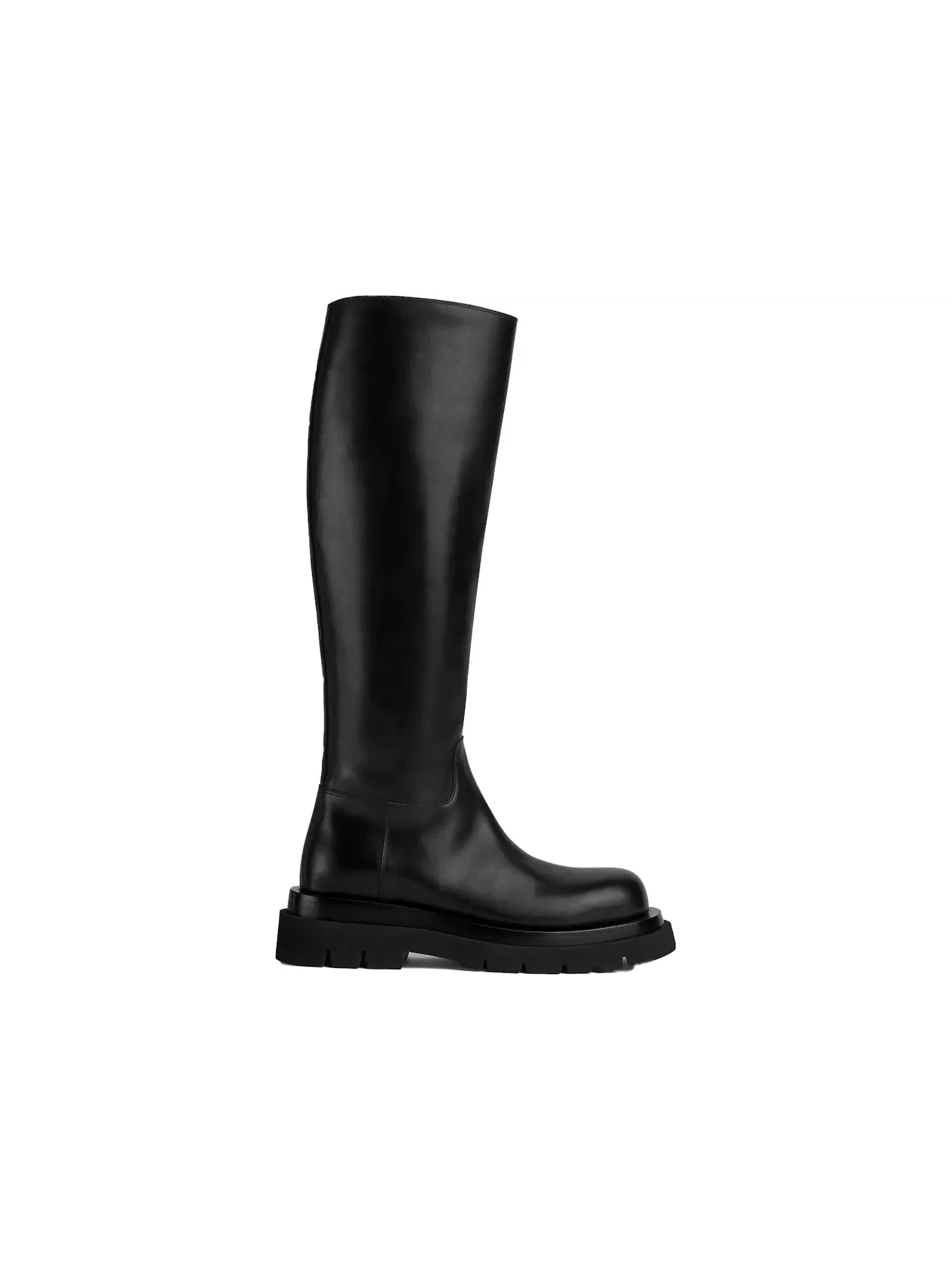 Женские ботильоны на платформе Bottega Venetta Knee High Lug Boot Bottega Veneta — изображение 1 из 3, черный