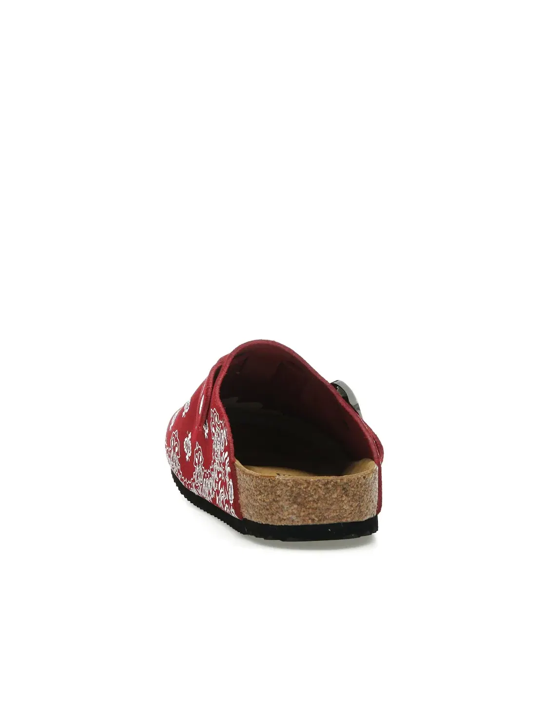 Мужские сабо с принтом Bravest Studios Suede Paisley Clogs — изображение 4 из 4, бордовый
