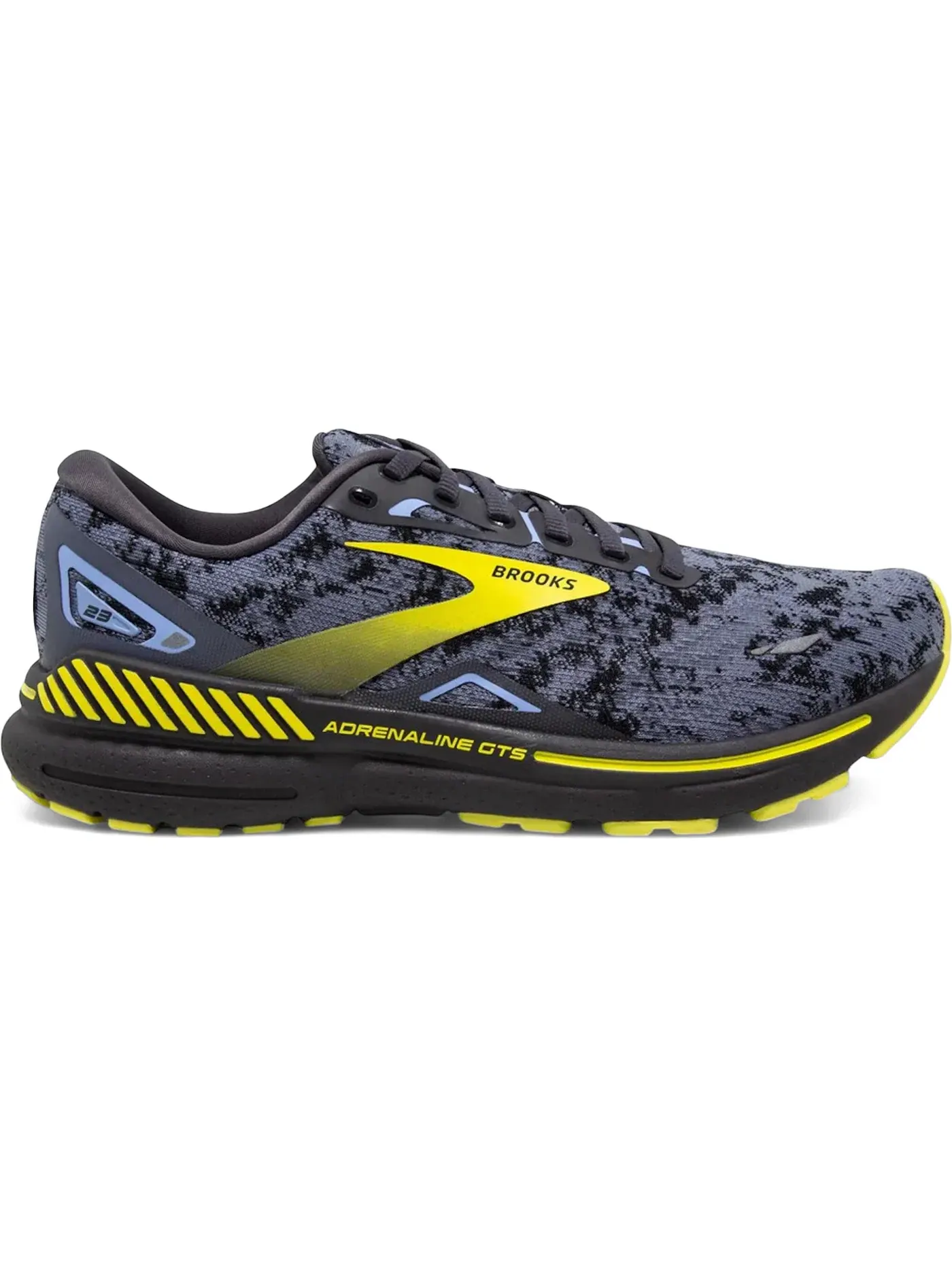 Мужские кроссовки для бега Brooks Adrenaline GTS 23, Nine Iron Folkstone Sulphur — изображение 1 из 1