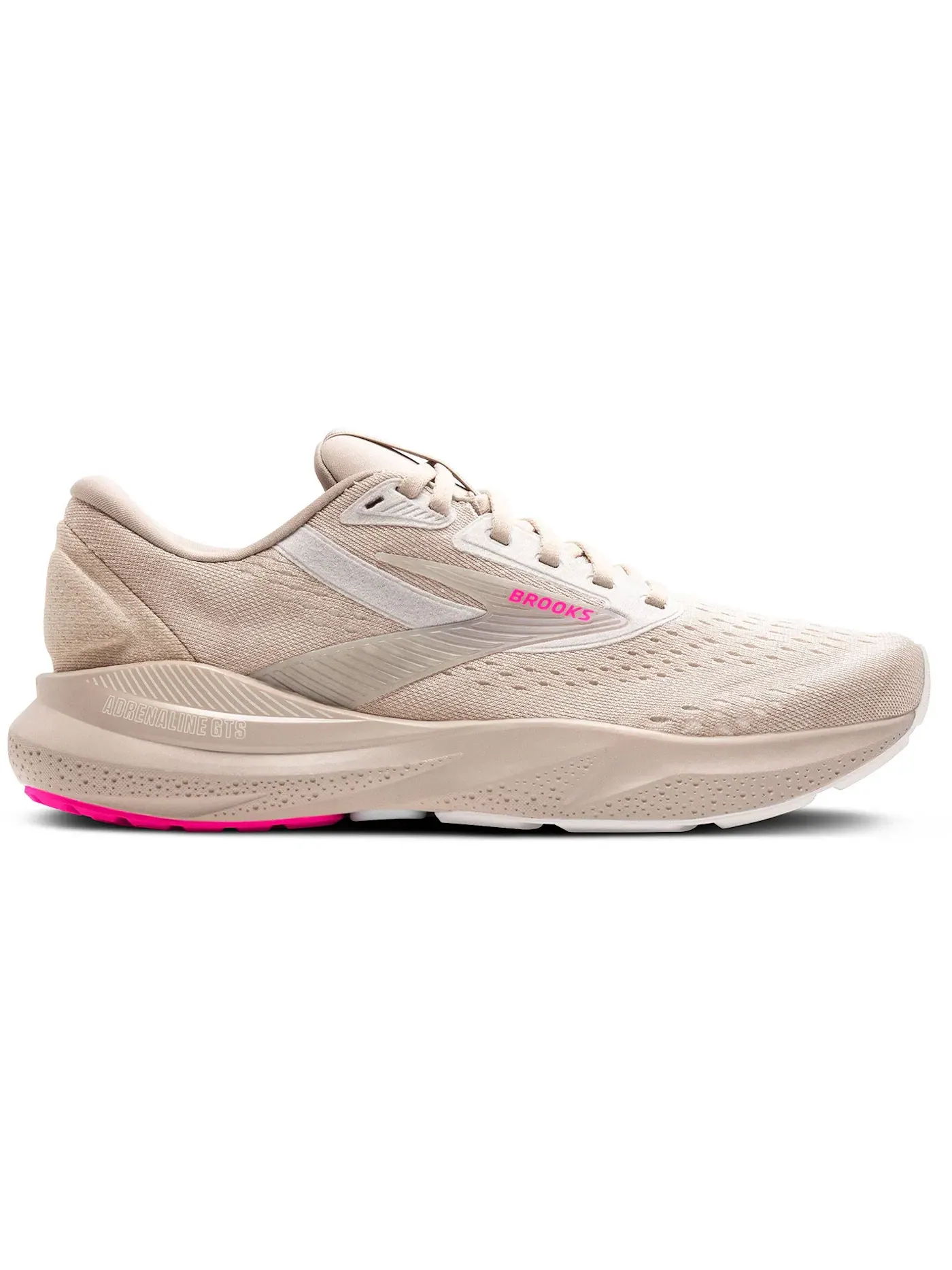 Женские кроссовки для бега с поддержкой Brooks Adrenaline GTS 24 — изображение 1 из 1, серый розовый