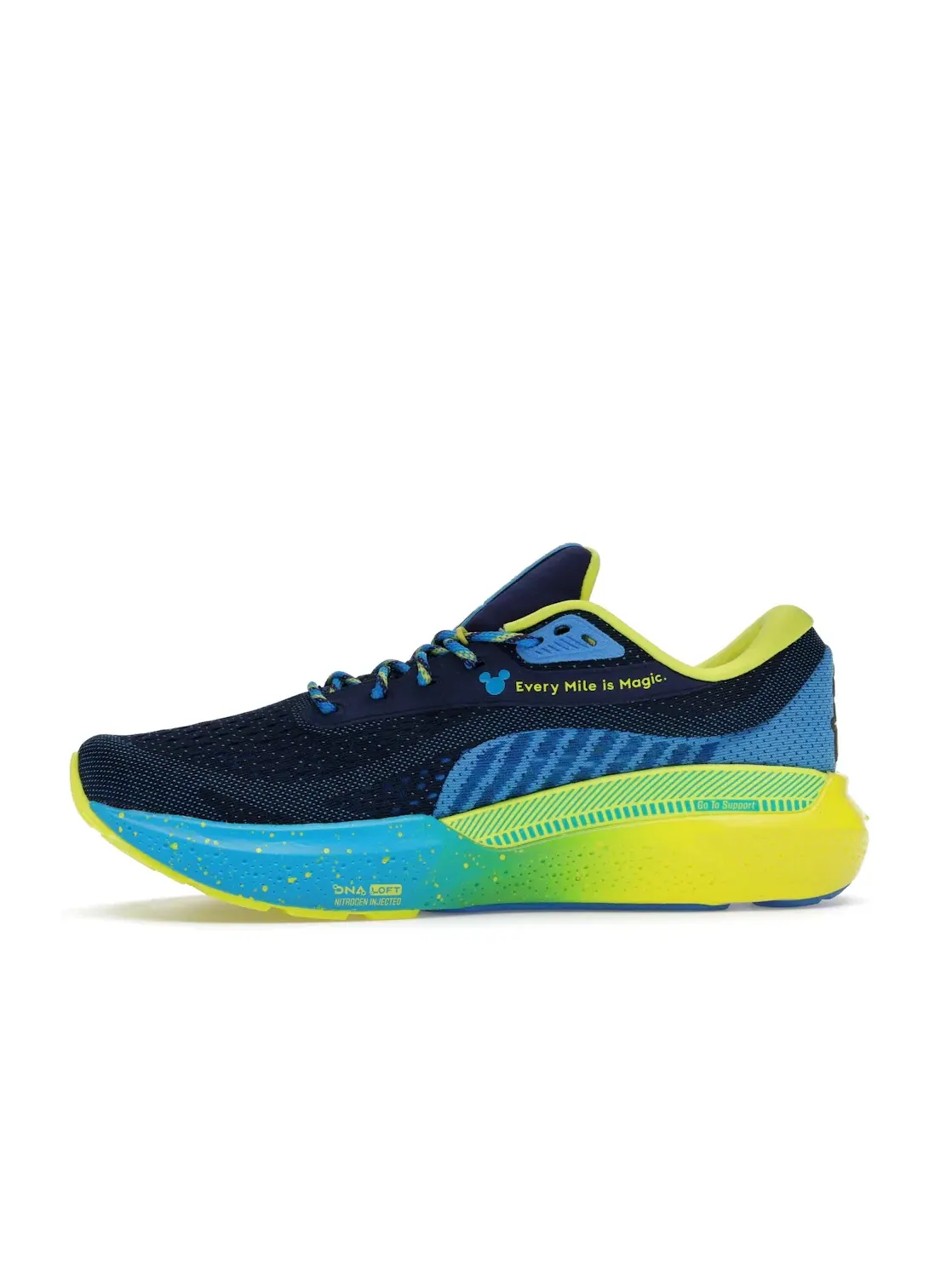 Мужские кроссовки для бега с поддержкой Brooks Adrenaline GTS 24 — изображение 3 из 4, синий желтый