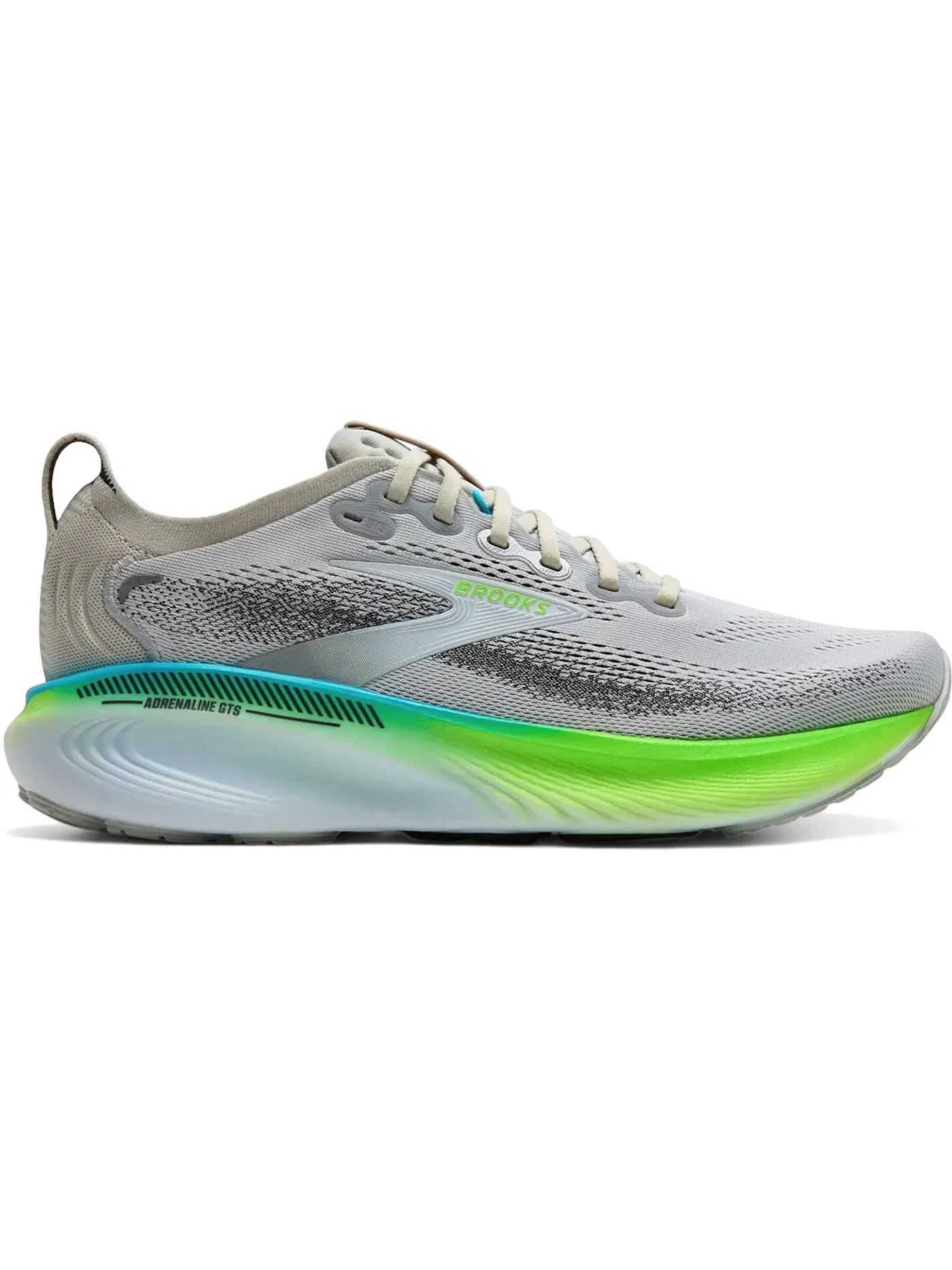 Мужские кроссовки для бега с поддержкой Brooks Adrenaline GTS 25 — изображение 1 из 1, зеленый/синий