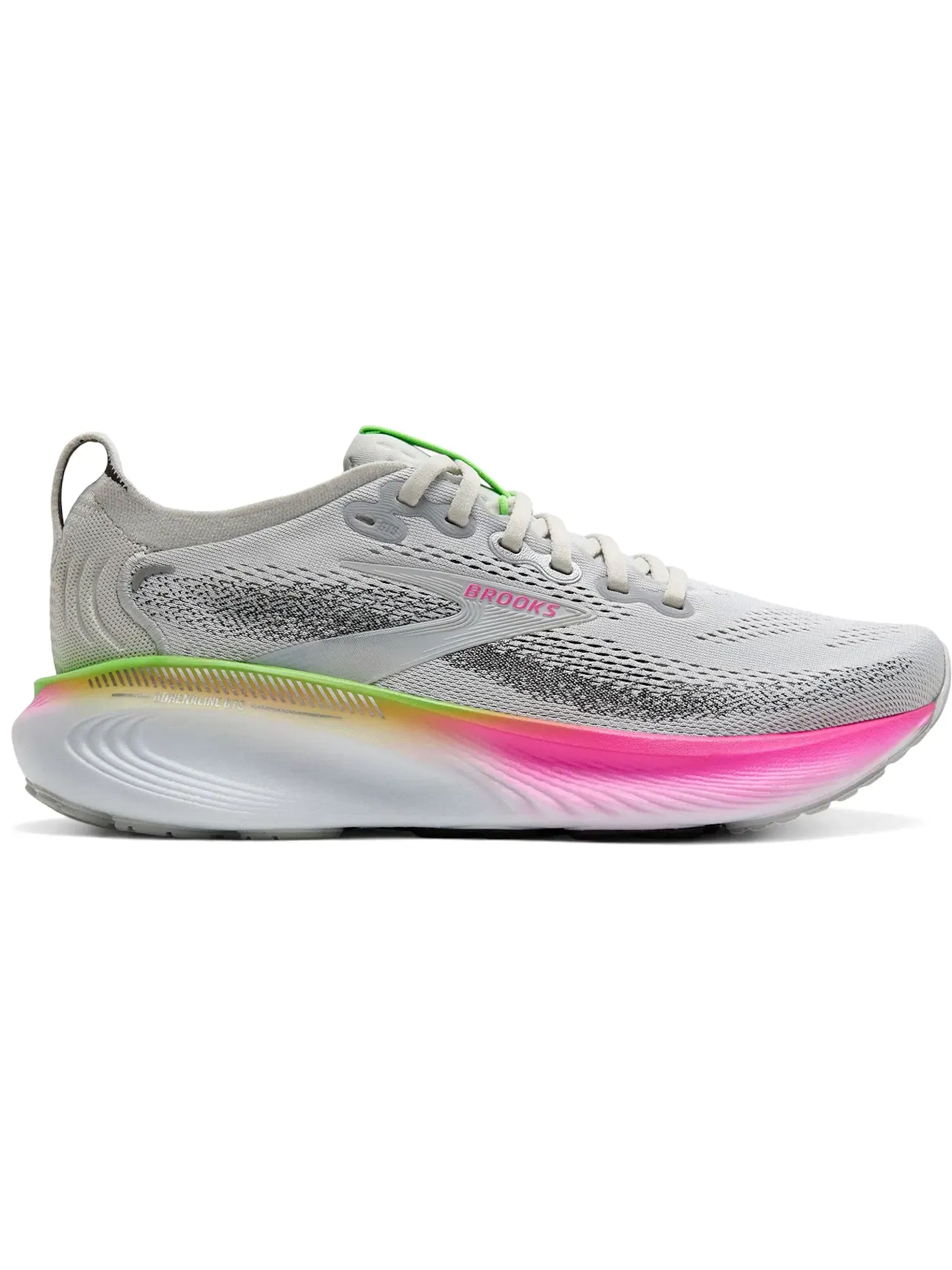 Женские кроссовки для бега с поддержкой Brooks Adrenaline GTS 25 — изображение 1 из 1, розовый зеленый