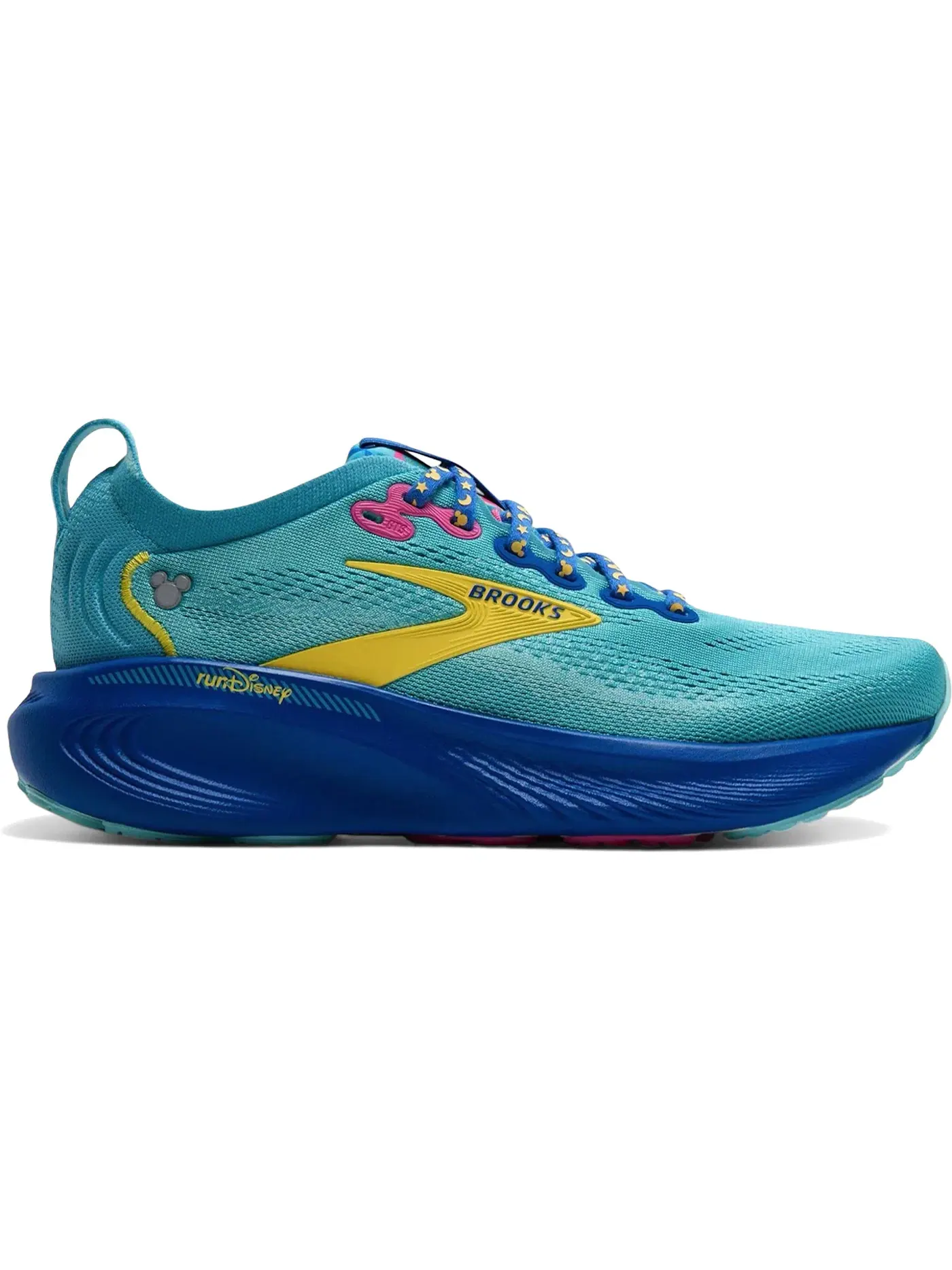 Женские кроссовки для бега с поддержкой Brooks Adrenaline GTS 25 — изображение 1 из 1, синий желтый
