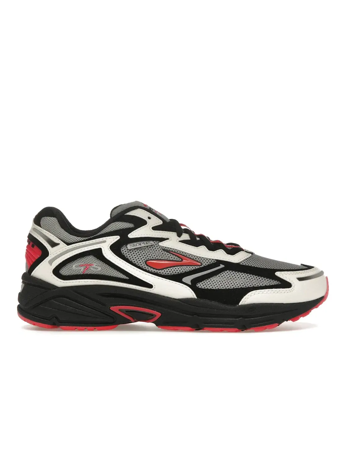Мужские кроссовки Lifestyle Jeff Staple Brooks Adrenaline GTS 4 Brooks — изображение 1 из 4, черный/белый/розовый