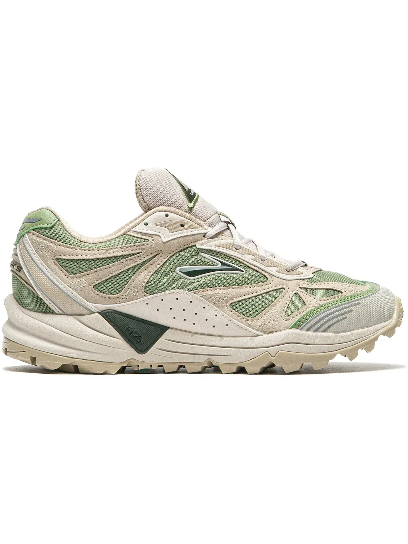 Мужские кроссовки для бега Brooks Cascadia 1 Brooks — изображение 1 из 1, зеленый/серый