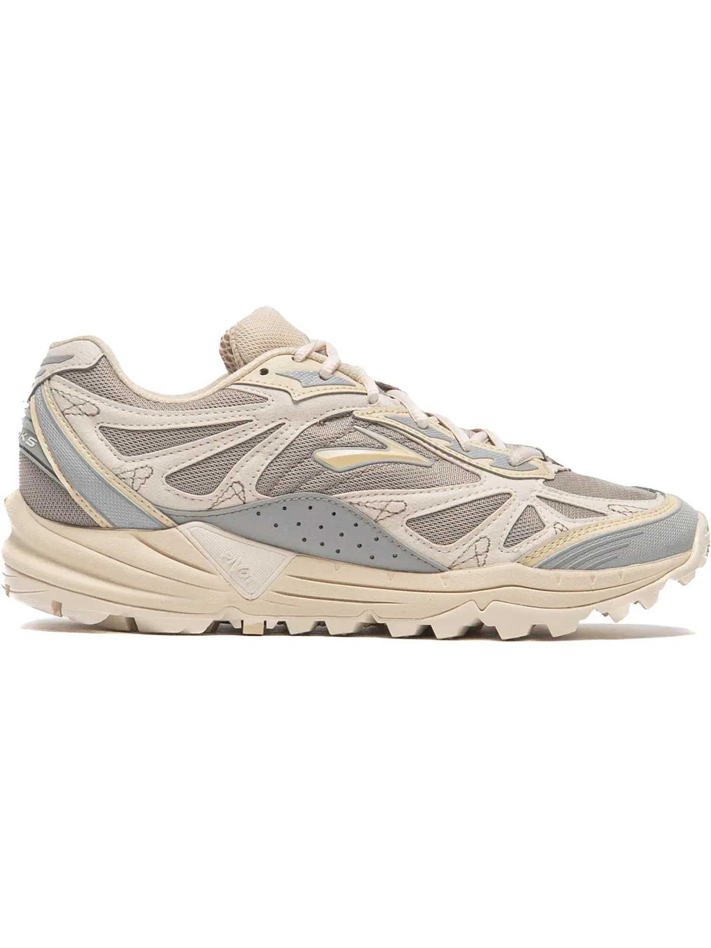 Мужские кроссовки для бега Brooks Cascadia 1 Brooks, Rock Ridge/Angora/Pumice Stone — изображение 1 из 1