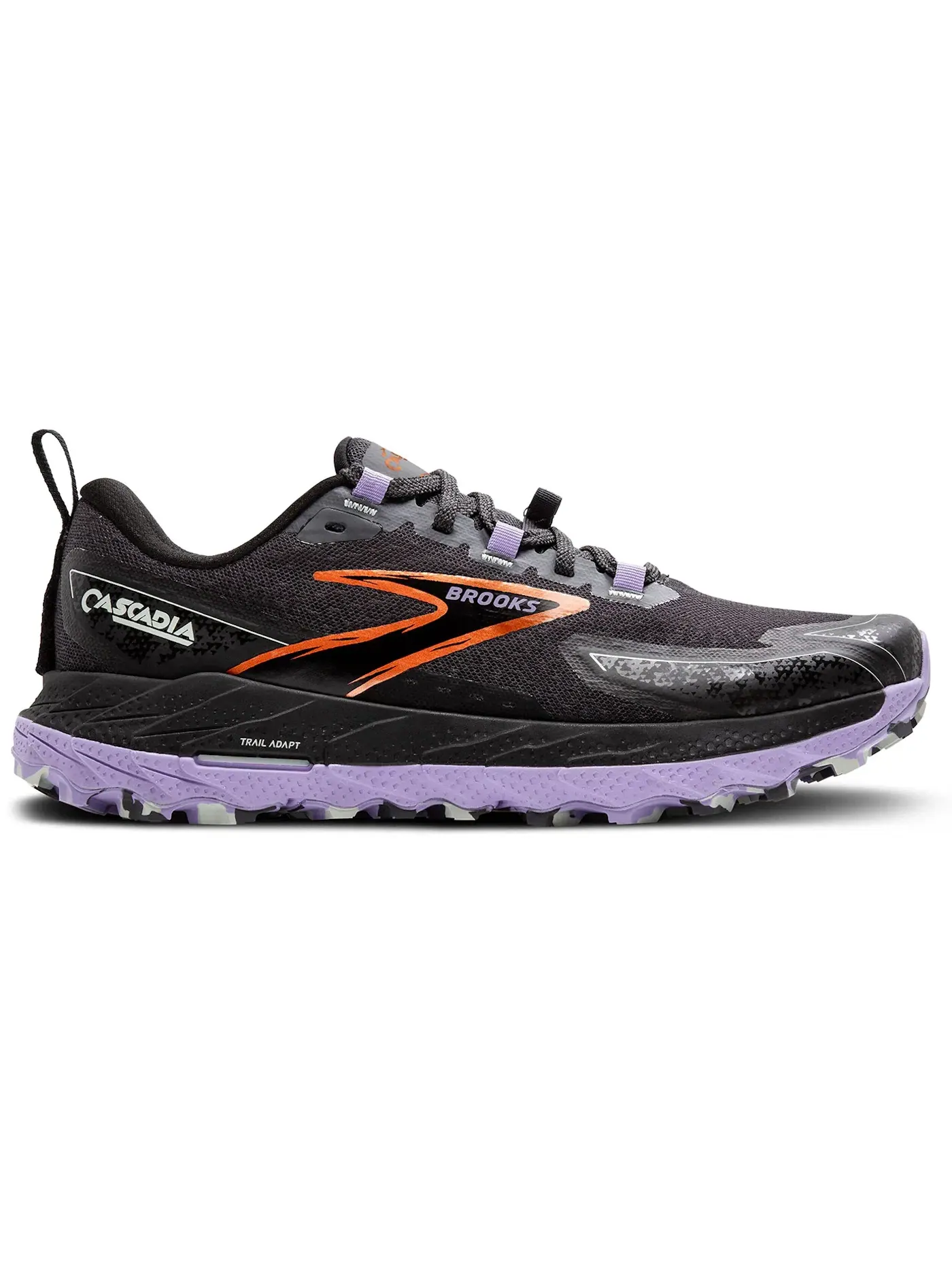 Женские кроссовки для бега Brooks Cascadia 18 Brooks, Ebony Sweet Lavender Copper — изображение 1 из 1