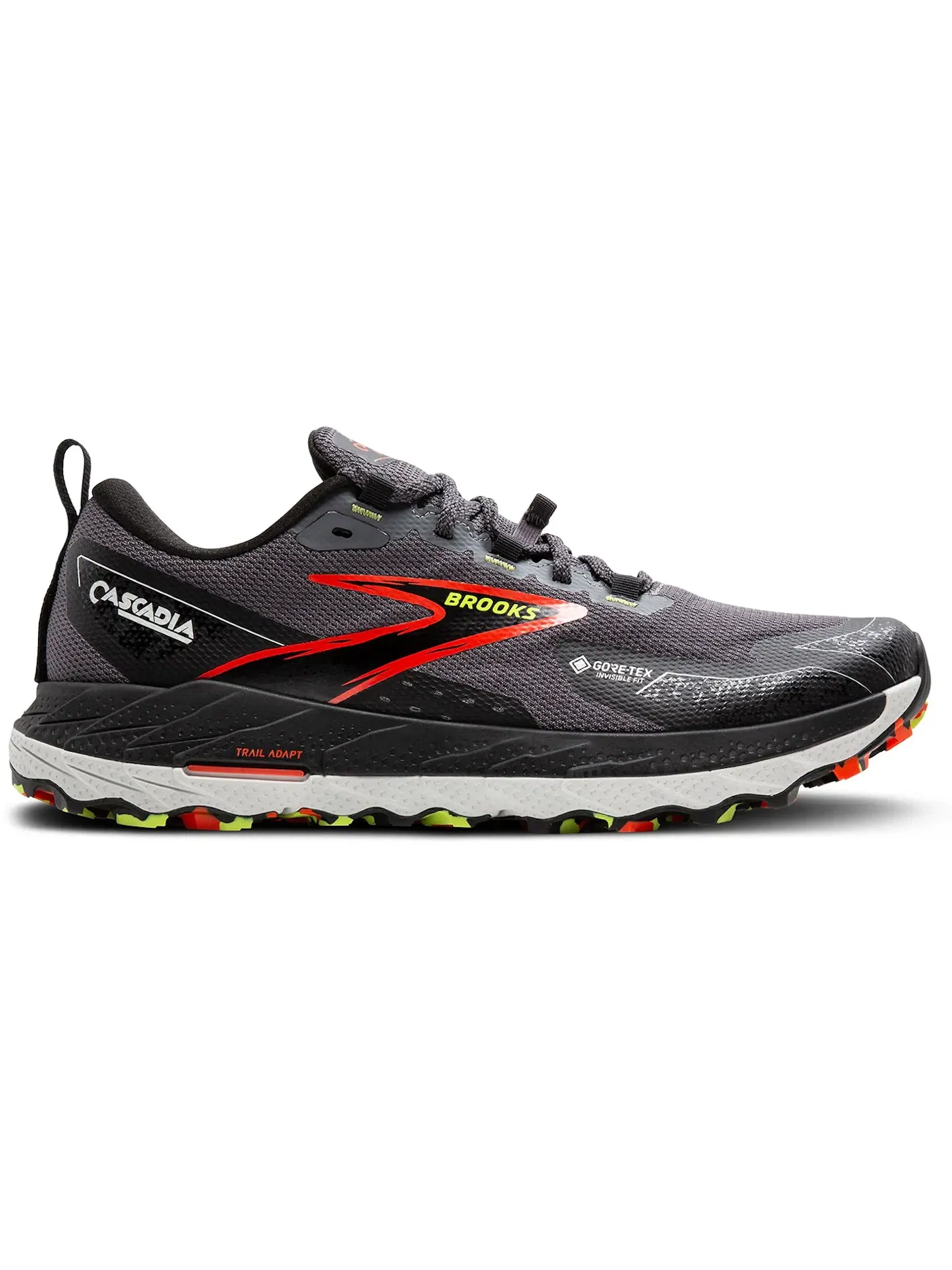 Мужские кроссовки для трейла с мембраной Gore-Tex Brooks Cascadia 18 Gore-Tex Brooks — изображение 1 из 1, черный