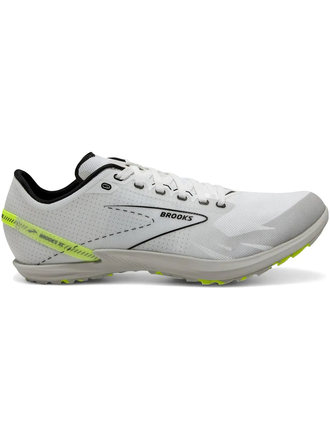 Мужские кроссовки для бега Brooks Draft XC Spikeless — изображение 1 из 1, белый/черный