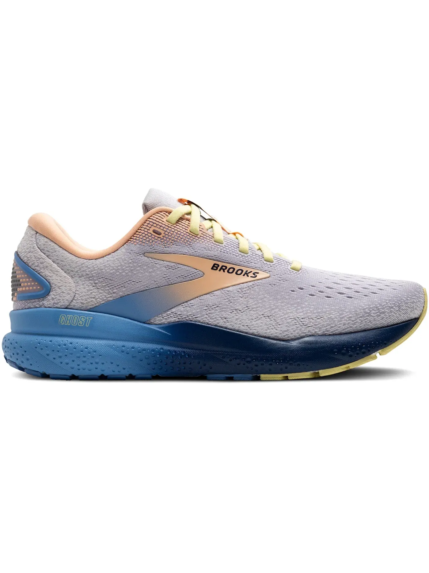 Женские кроссовки для бега Brooks Ghost 16 Brooks, Haze Blueprint Peach — изображение 1 из 1