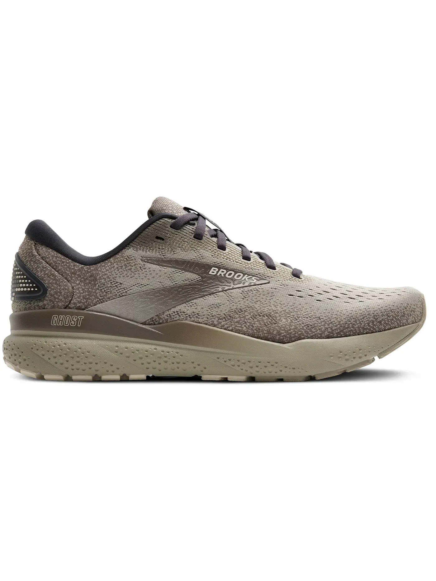 Мужские кроссовки для бега Brooks Ghost 16, London Fog/Falcon/Coconut — изображение 1 из 1