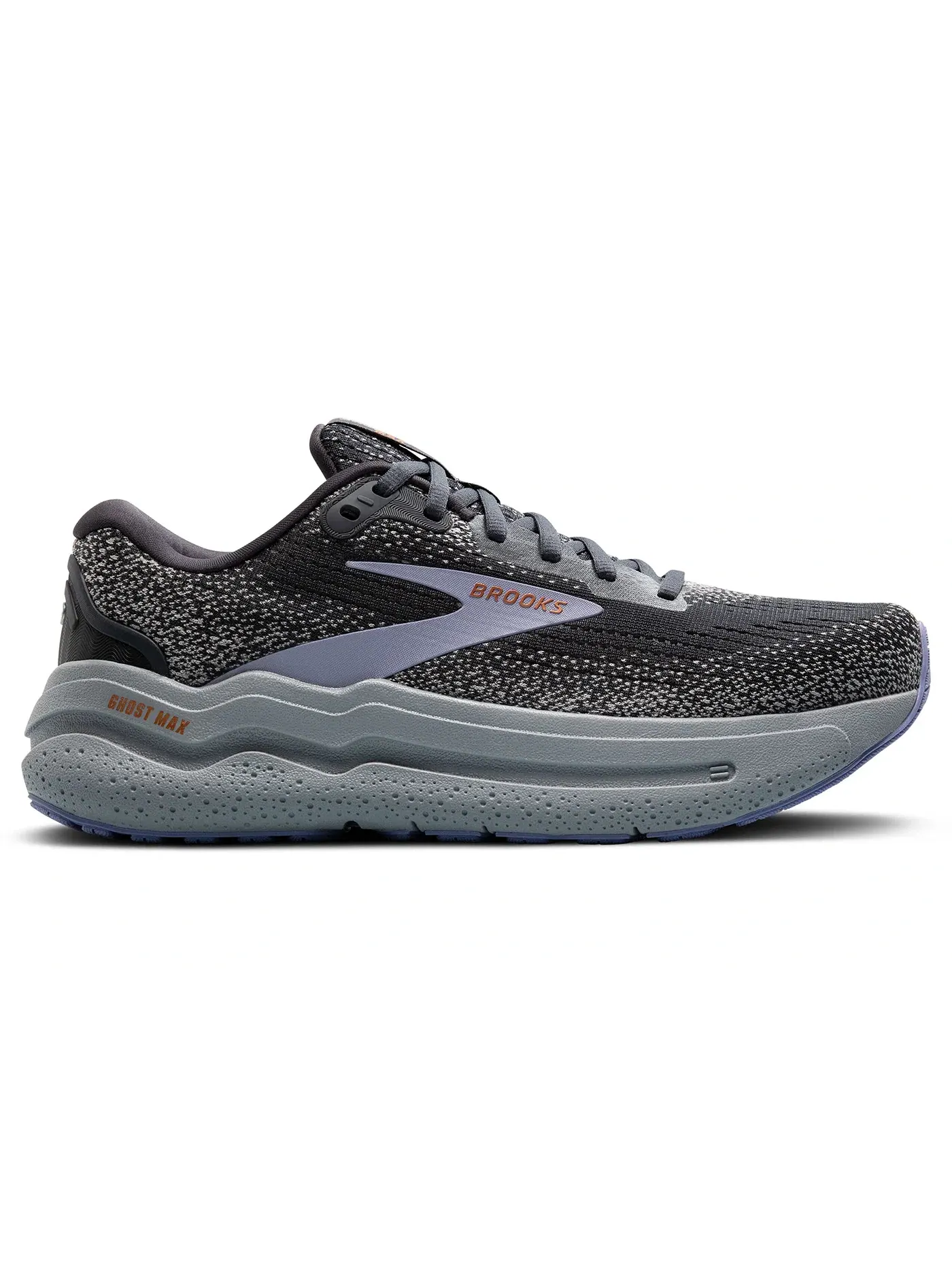 Женские кроссовки для бега Brooks Ghost Max 2, Ebony Sweet Lavender Alloy — изображение 1 из 1