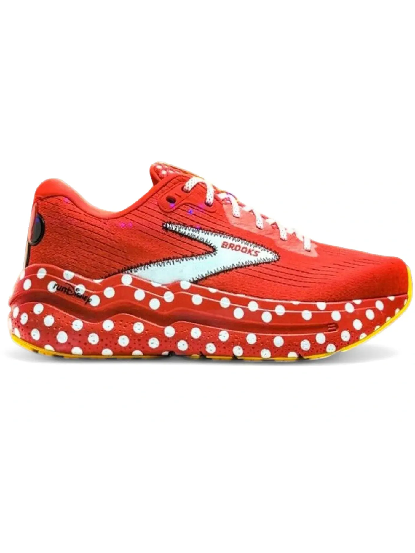 Мужские кроссовки для бега Brooks Ghost Max 2 — изображение 1 из 1, красный/белый/черный