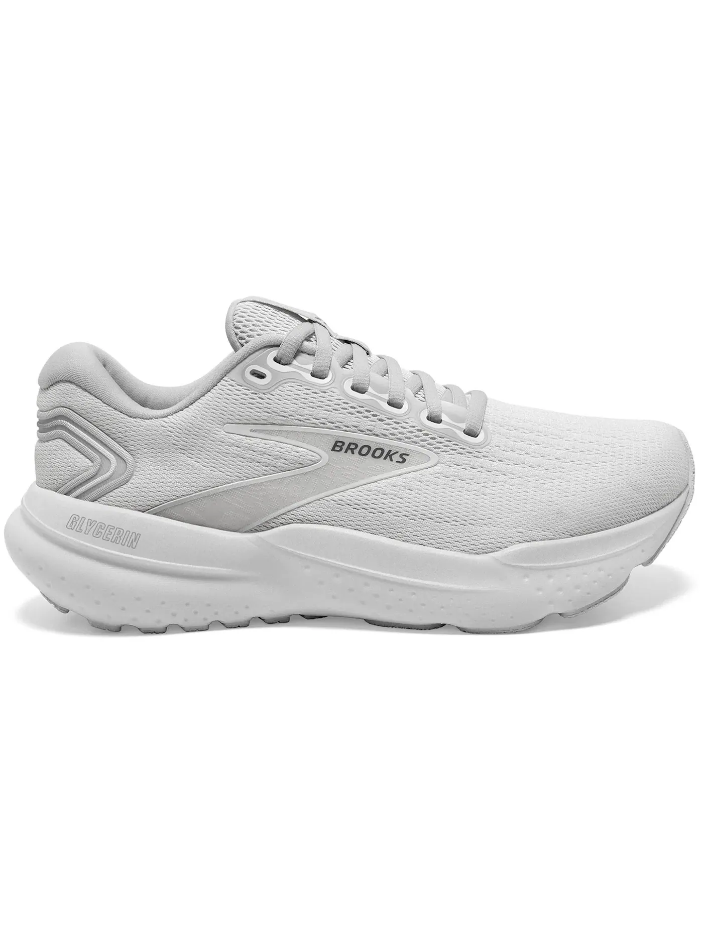 Мужские кроссовки для бега Brooks Glycerin 21 — изображение 1 из 1, белый/белый/серый