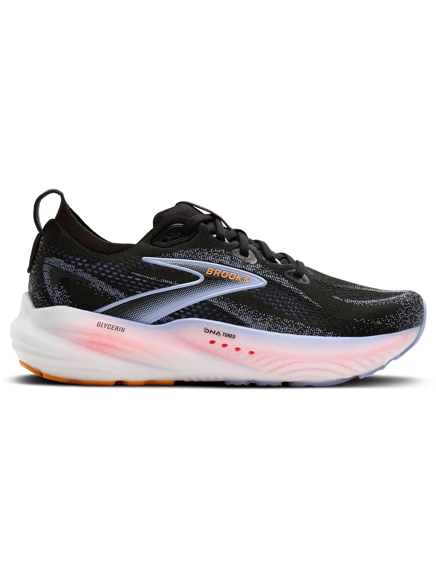 Женские кроссовки для бега Brooks Glycerin 22 — изображение 1 из 1, черный/синий/оранжевый