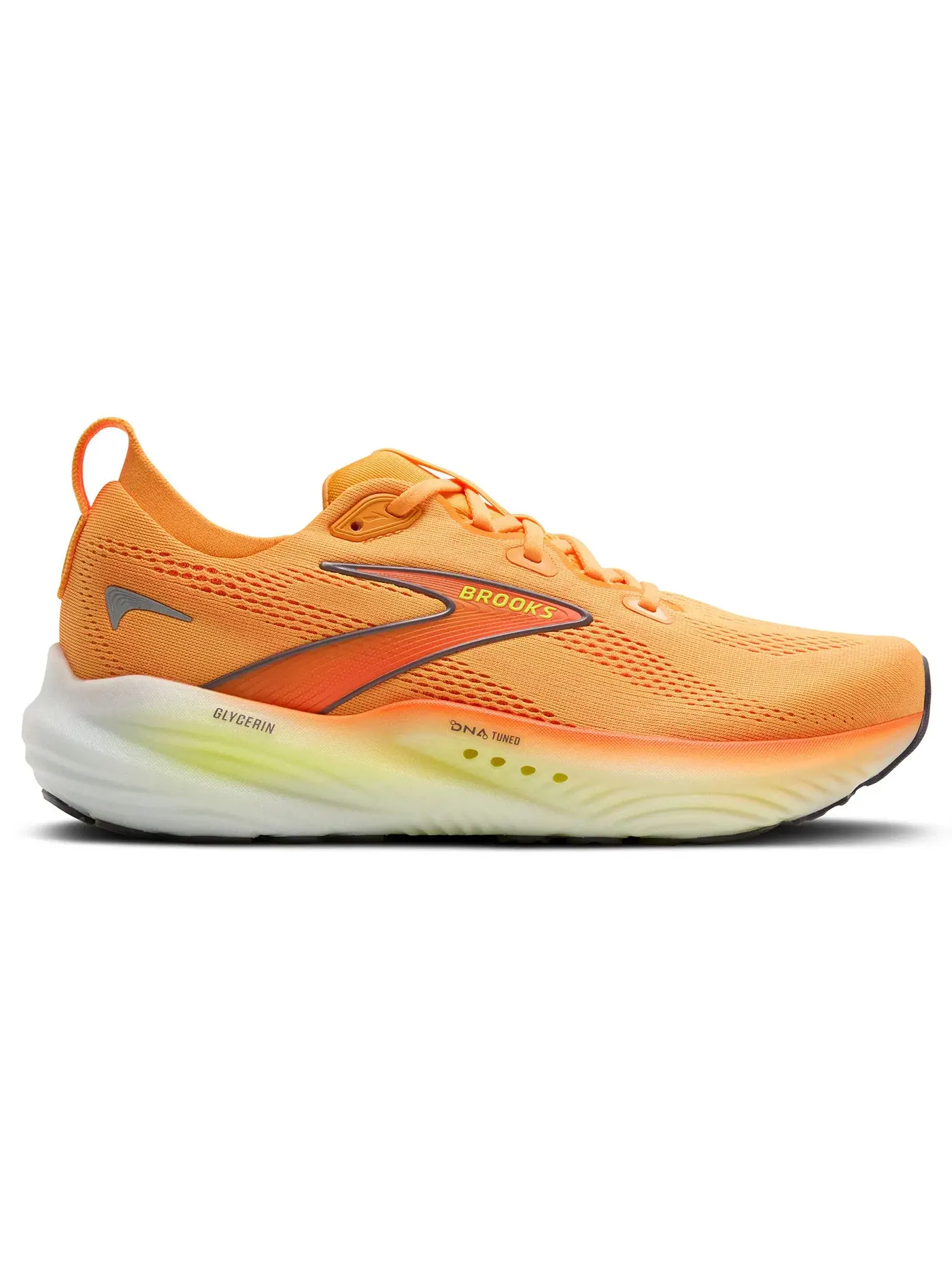 Мужские кроссовки с амортизацией Brooks Glycerin 22 — изображение 1 из 1, оранжевый//белый
