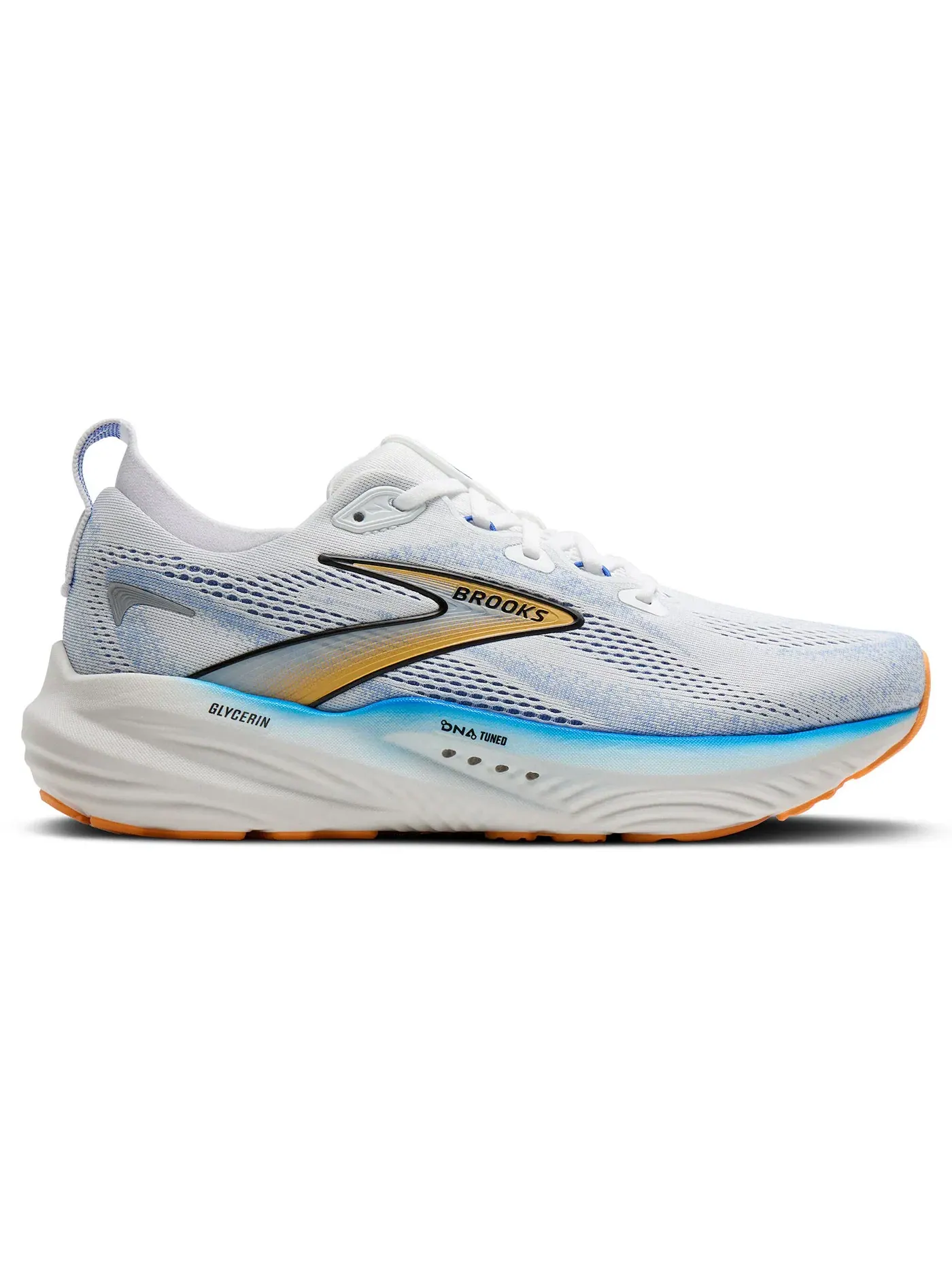 Мужские кроссовки для бега Brooks Glycerin 22 — изображение 1 из 1, белый оранжевый