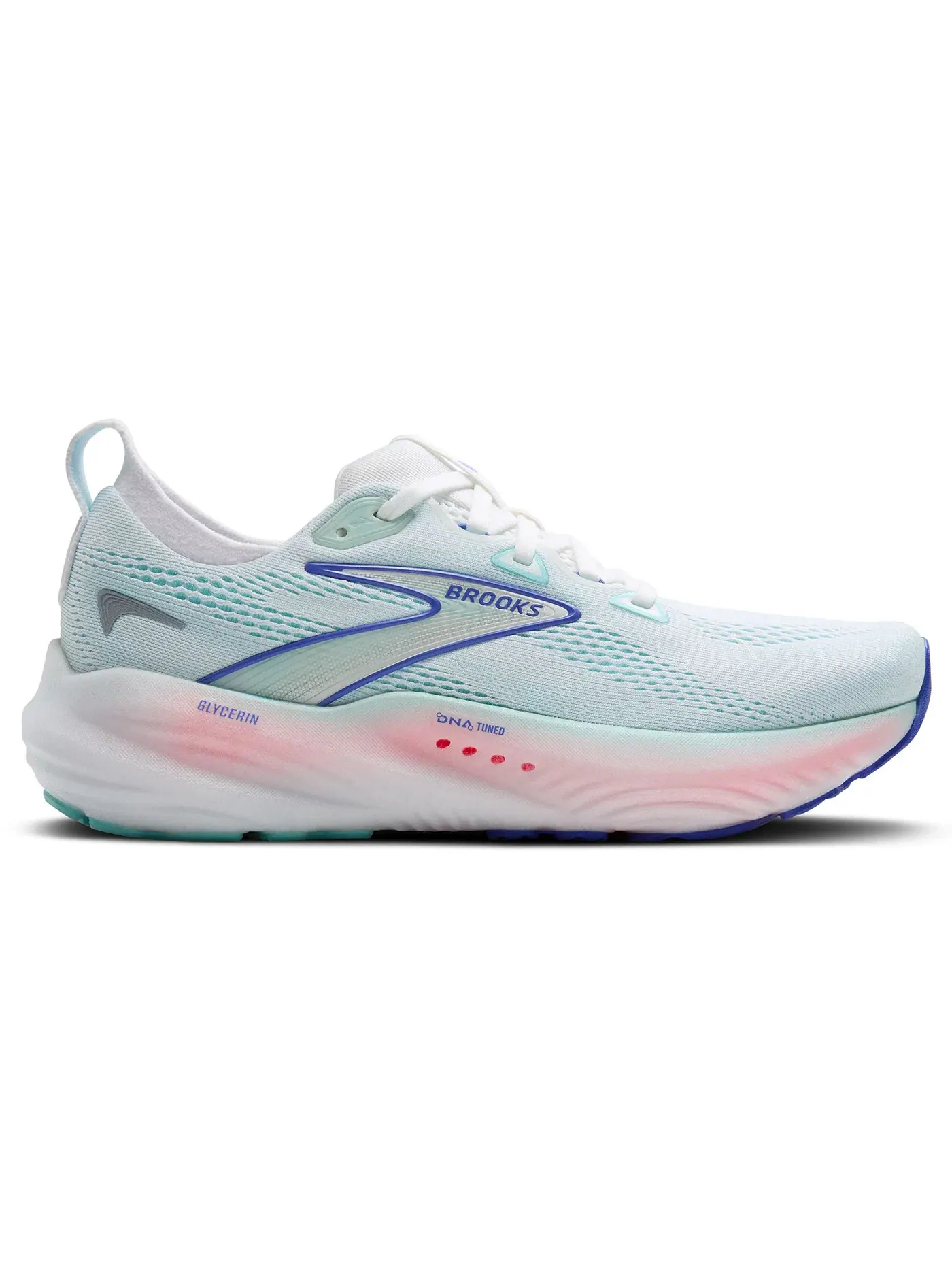 Женские кроссовки Performance с амортизацией Brooks Glycerin 22 — изображение 1 из 1, белый синий