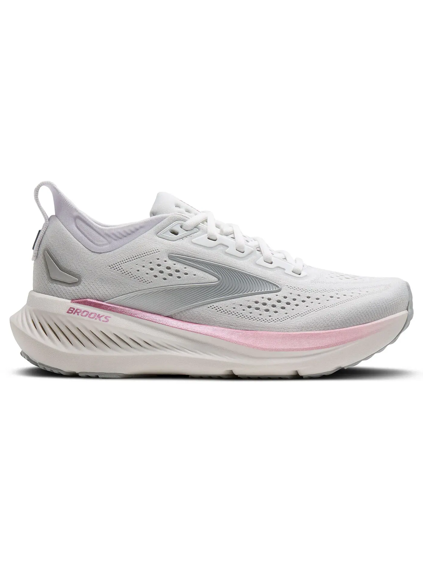 Женские кроссовки с амортизацией Brooks Glycerin 23 — изображение 1 из 1, белый металлик