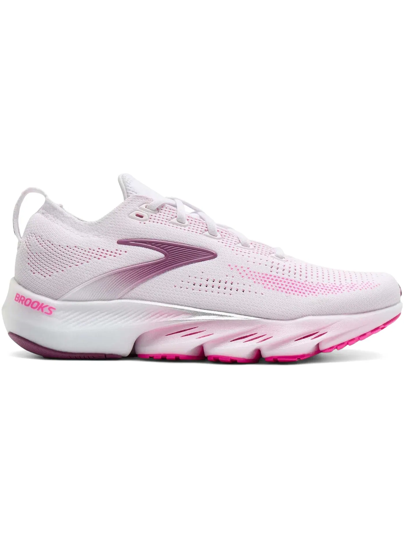 Женские кроссовки беговые Brooks Glycerin Flex — изображение 1 из 1, белый/розовый